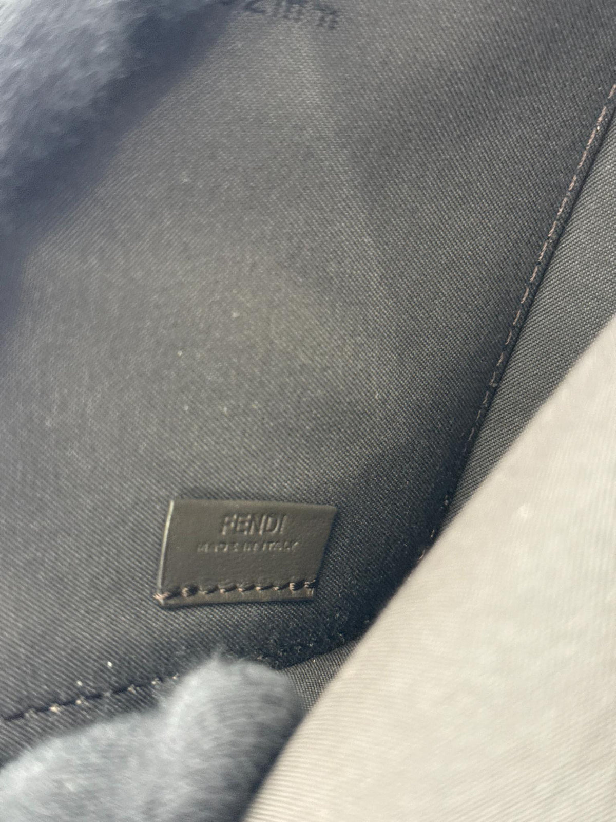 Fendi Fendigraphy Brown FF Fabric Wallet On Chain