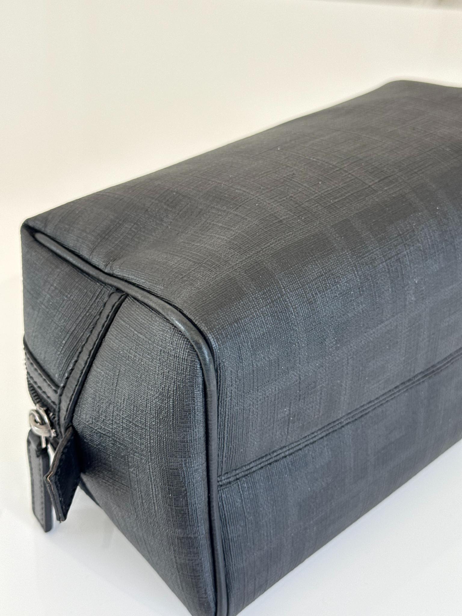 Fendi FF Zucca Coated Canvas Toiletry Pouch