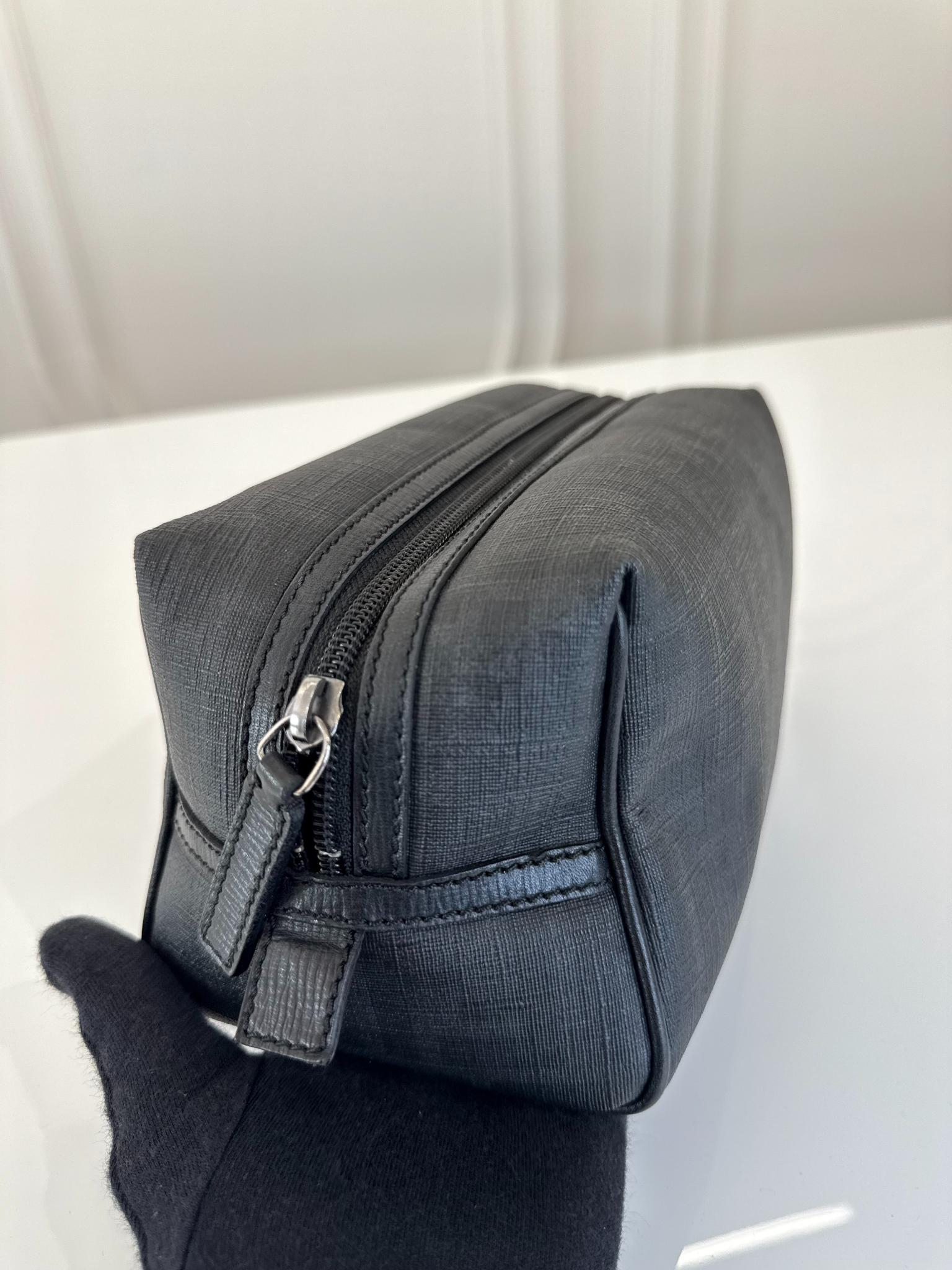Fendi FF Zucca Coated Canvas Toiletry Pouch