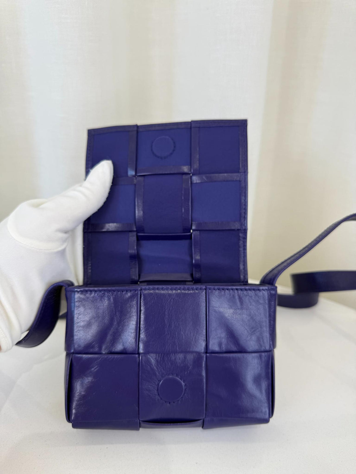 Bottega Veneta Purple Mini Candy Cassette