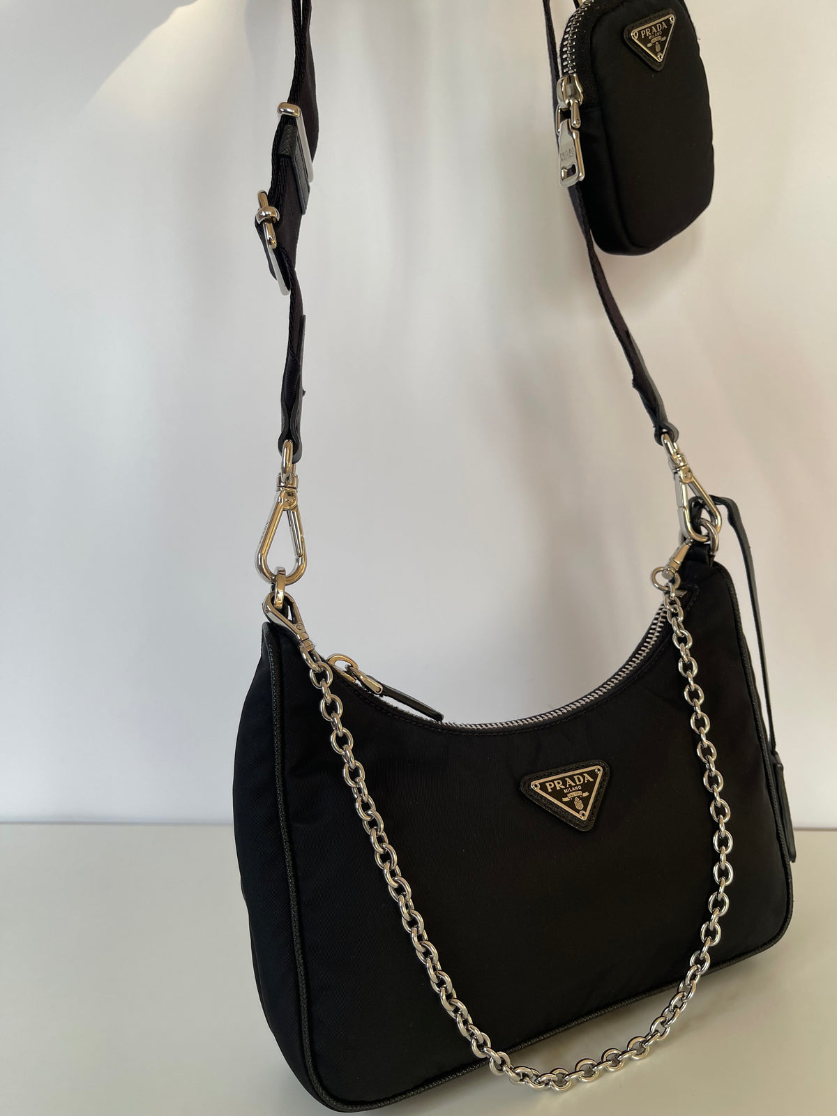 Prada Re-Edition 2005 Shoulder Bag Black Re-Nylon