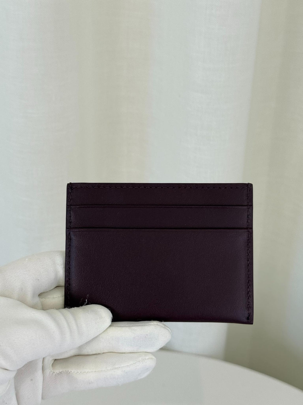 Burberry Monogram TB Dark Purple Card Case