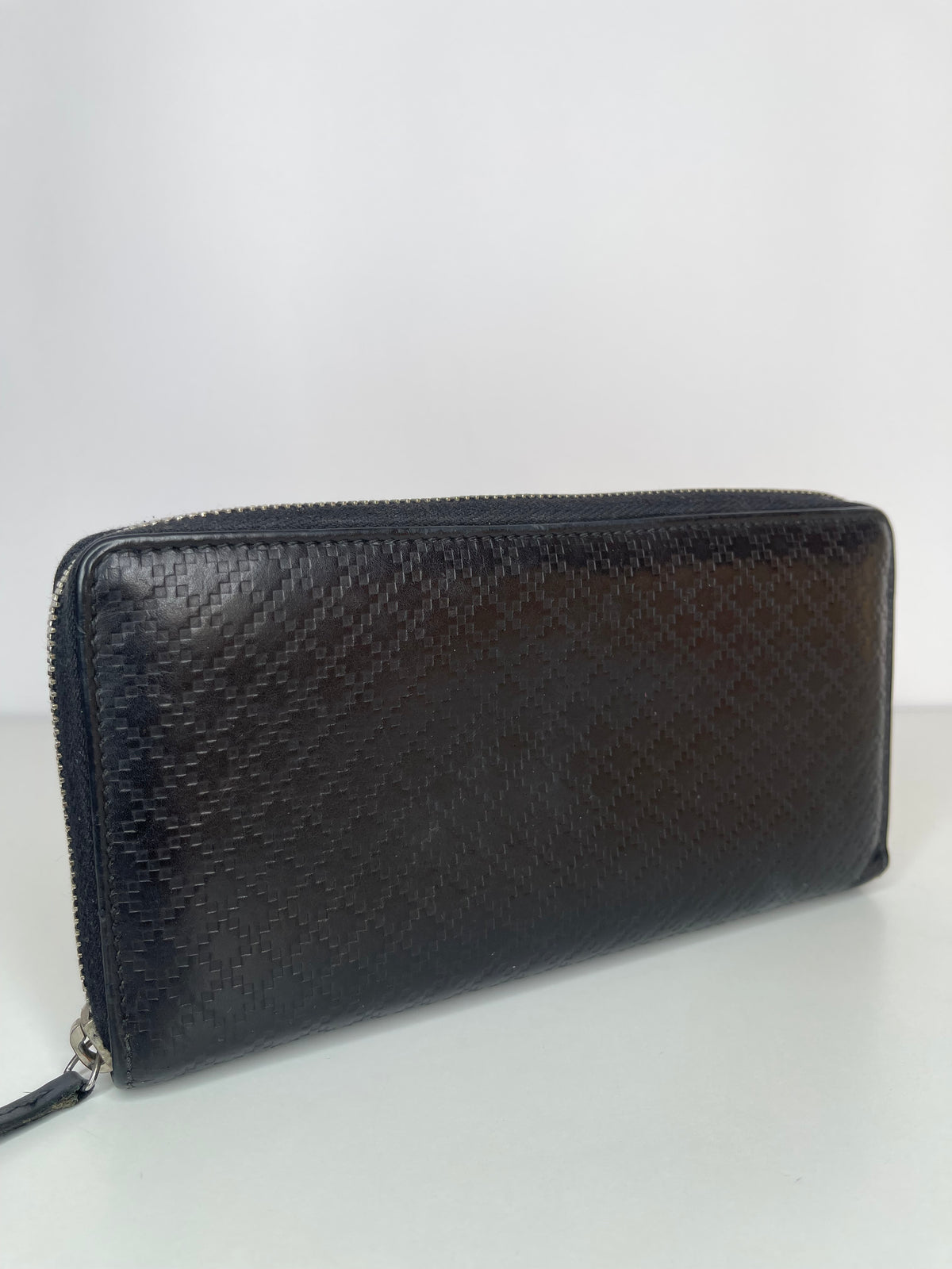 Gucci Diamante Print Leather Continental Wallet