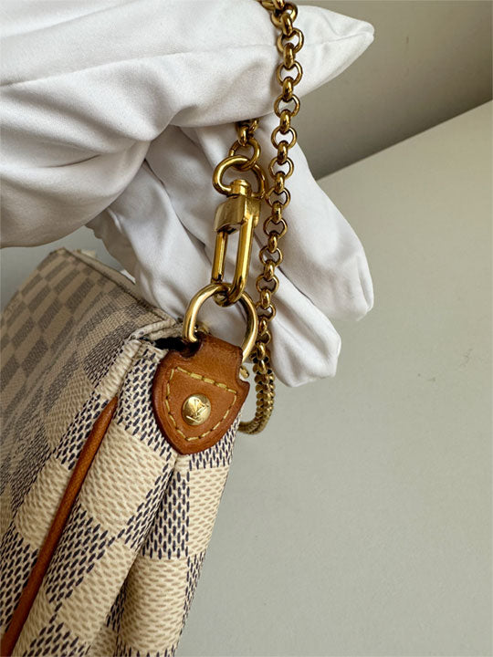 Louis Vuitton Eva Pochette Damier Azur Canvas