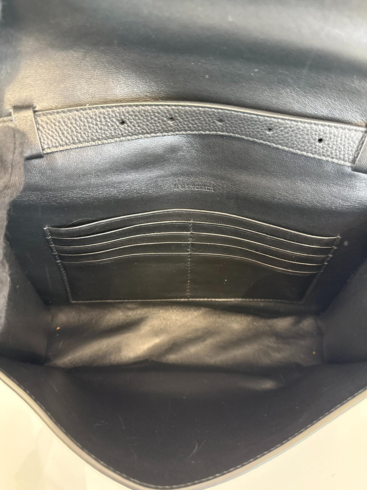 Balenciaga Men’s Black Car Flap Crossbody Bag