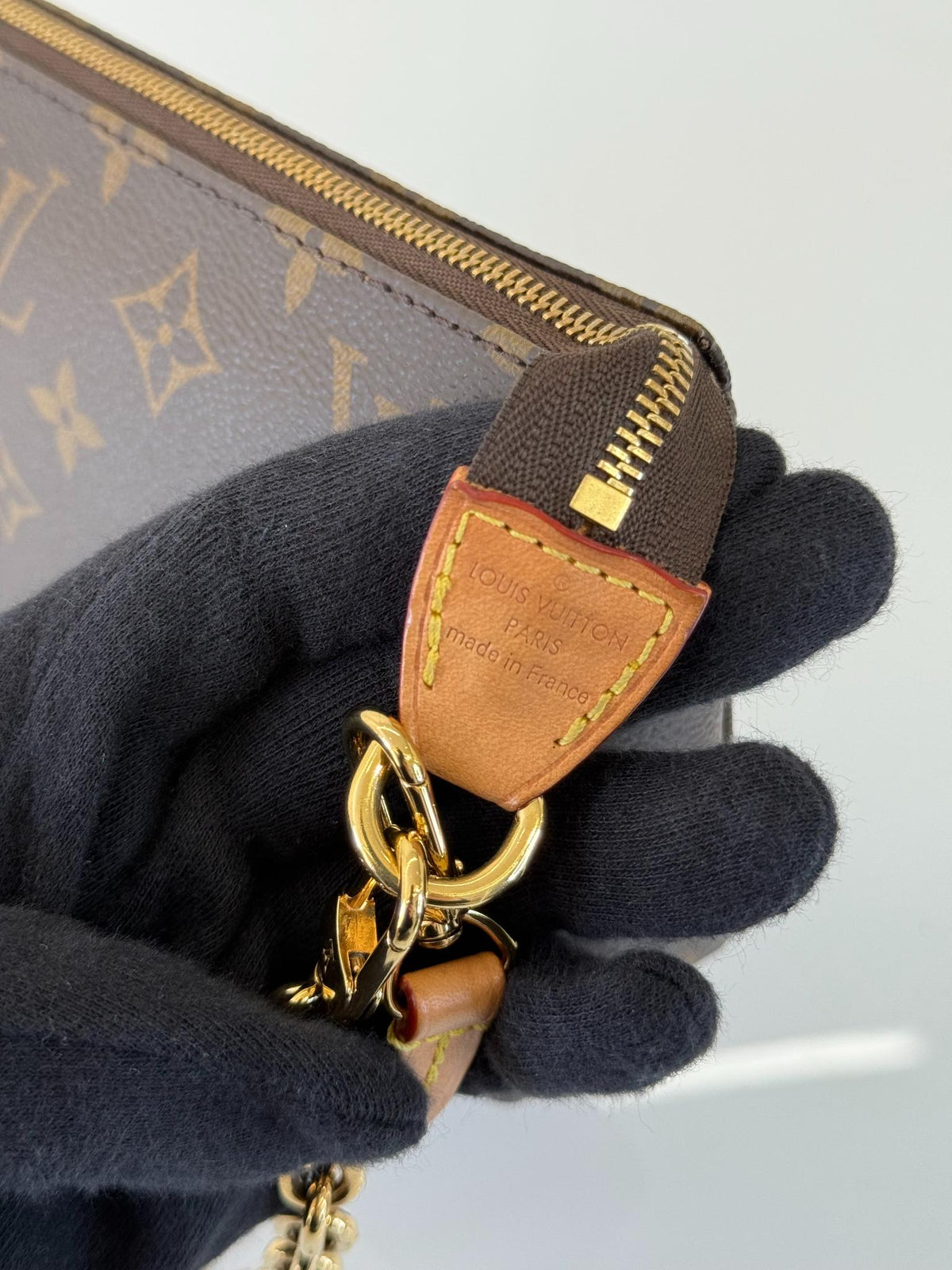 Louis Vuitton Pochette Accessories Strap/Chain Monogram Canvas