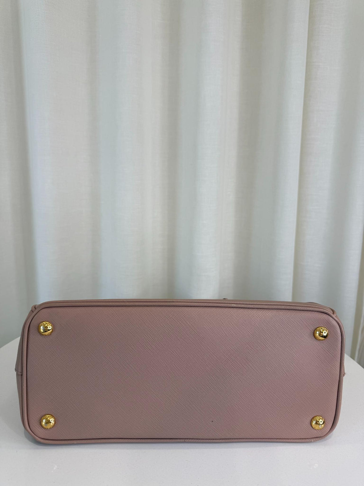 Prada Galleria Beige Saffiano Galleria Double Zip Tote Bag