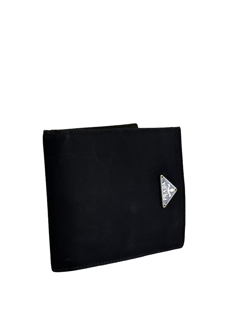 Prada Black Nylon Men's Wallet
