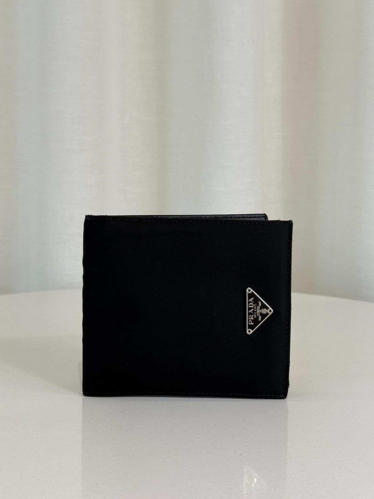 Prada Black Nylon Men's Wallet