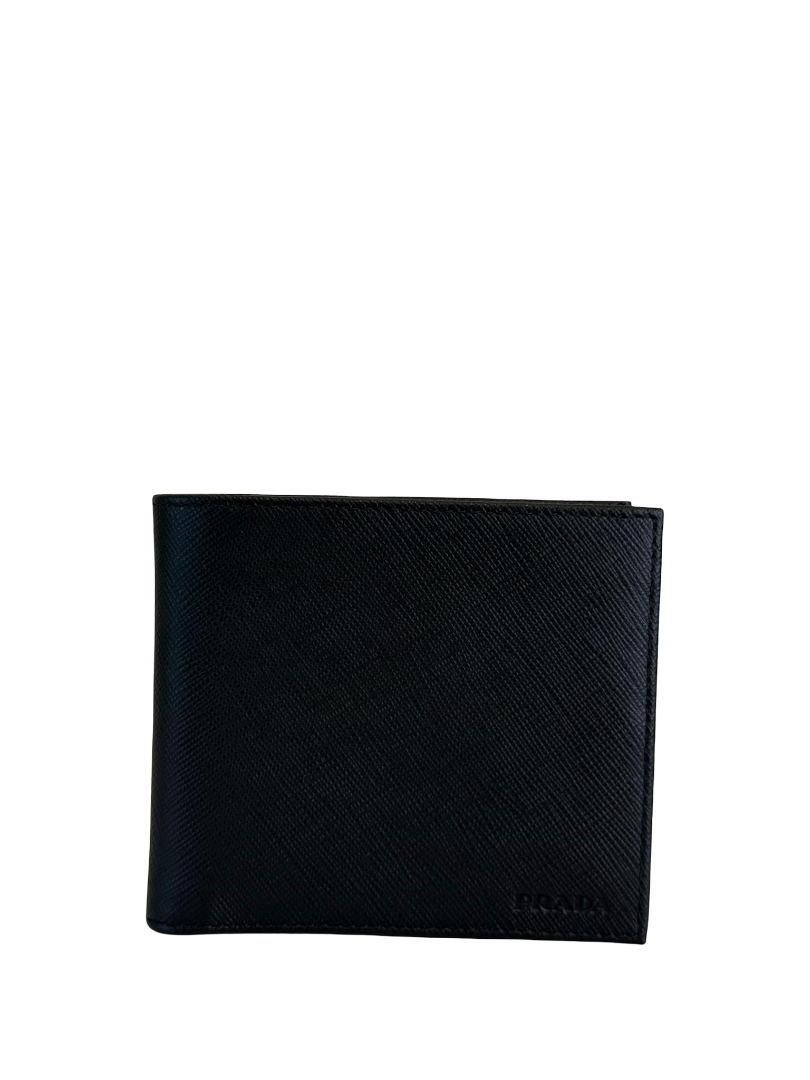Prada Black Saffiano Leather Wallet
