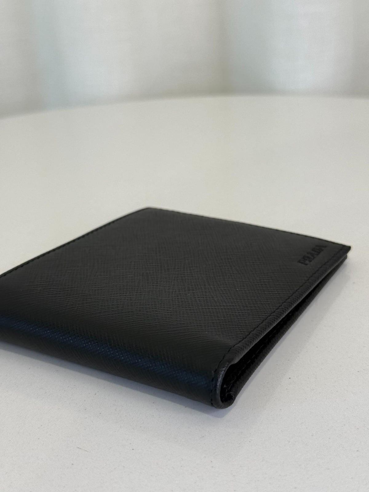 Prada Black Saffiano Leather Wallet