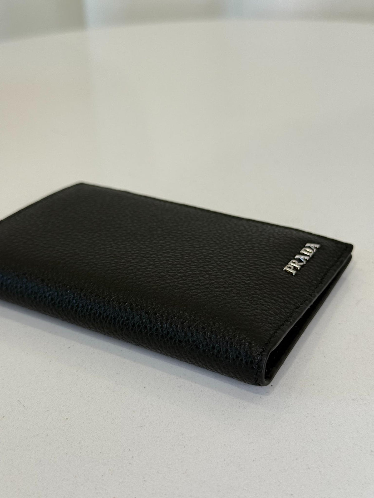 Prada Black Saffiano Leather Card Holder