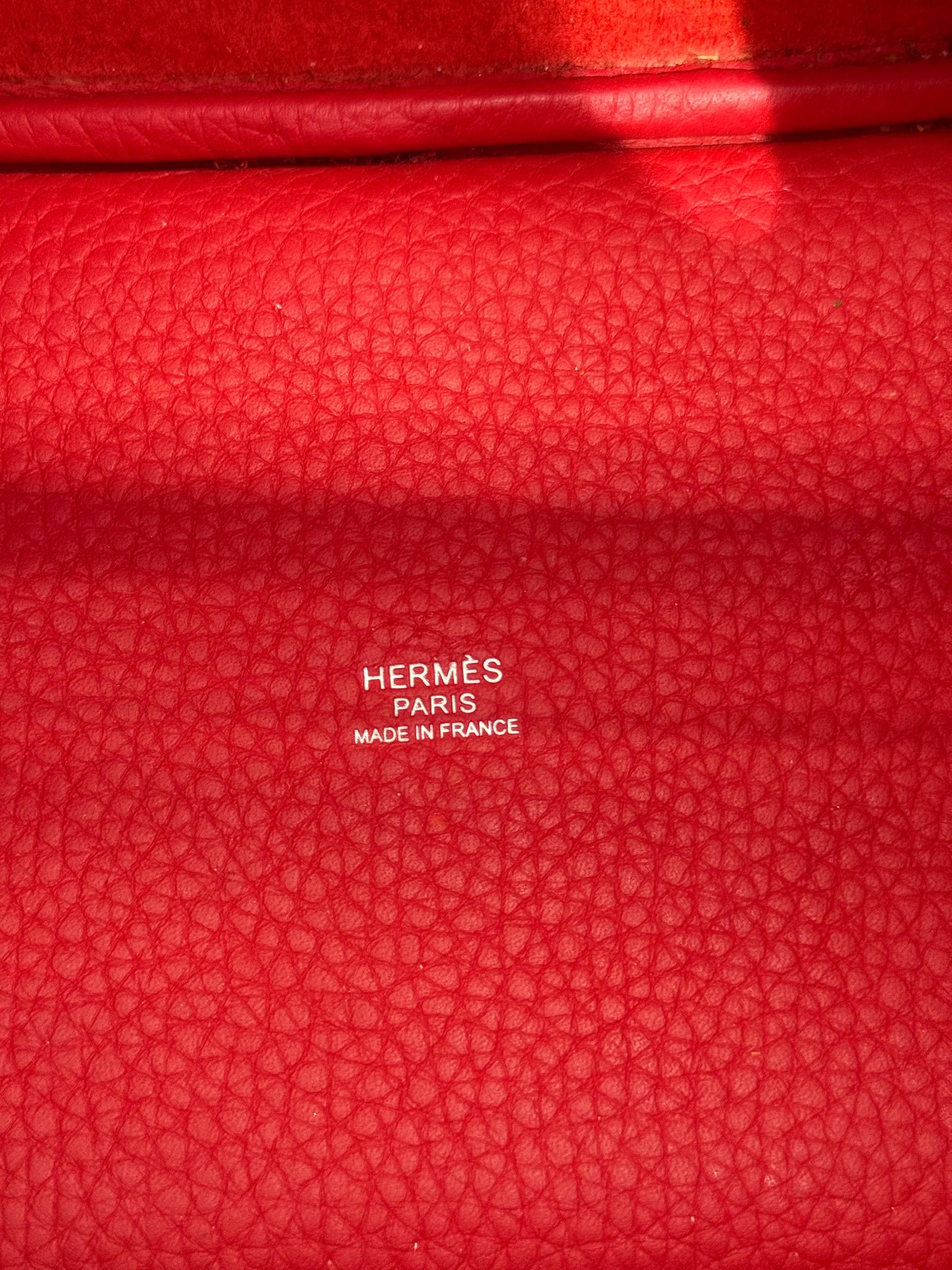 Hermès Picotin Lock 18 Taurillon Clemence Rouge de Coeur
