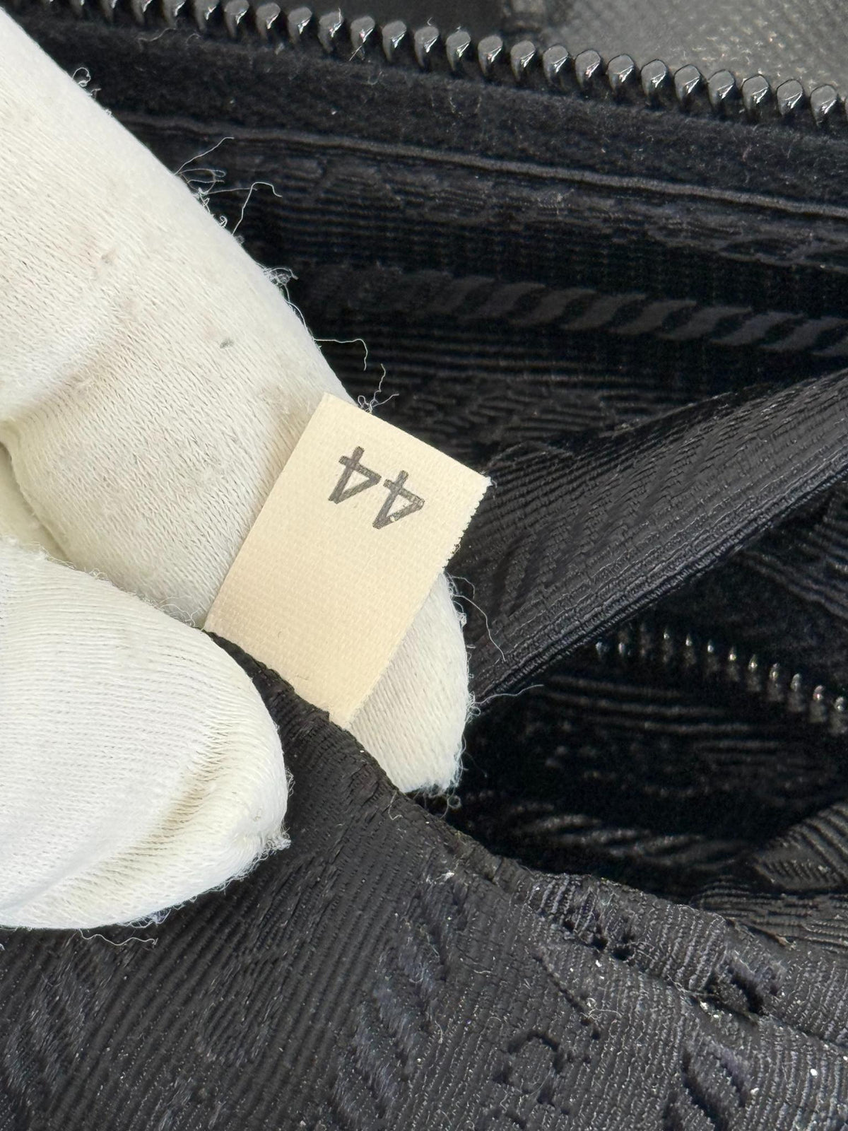 Prada Black Nylon and Saffiano Leather Travel Bag