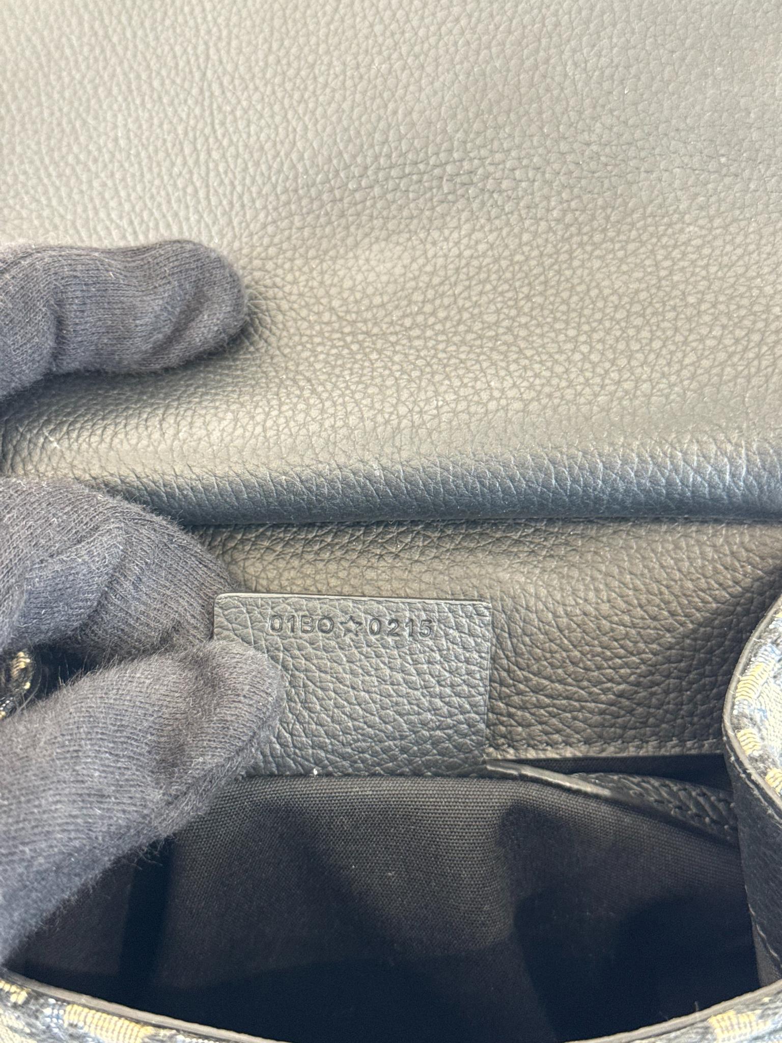 Dior Men's Gallop Sling Navy Blue Oblique Canvas Jacquard Bag