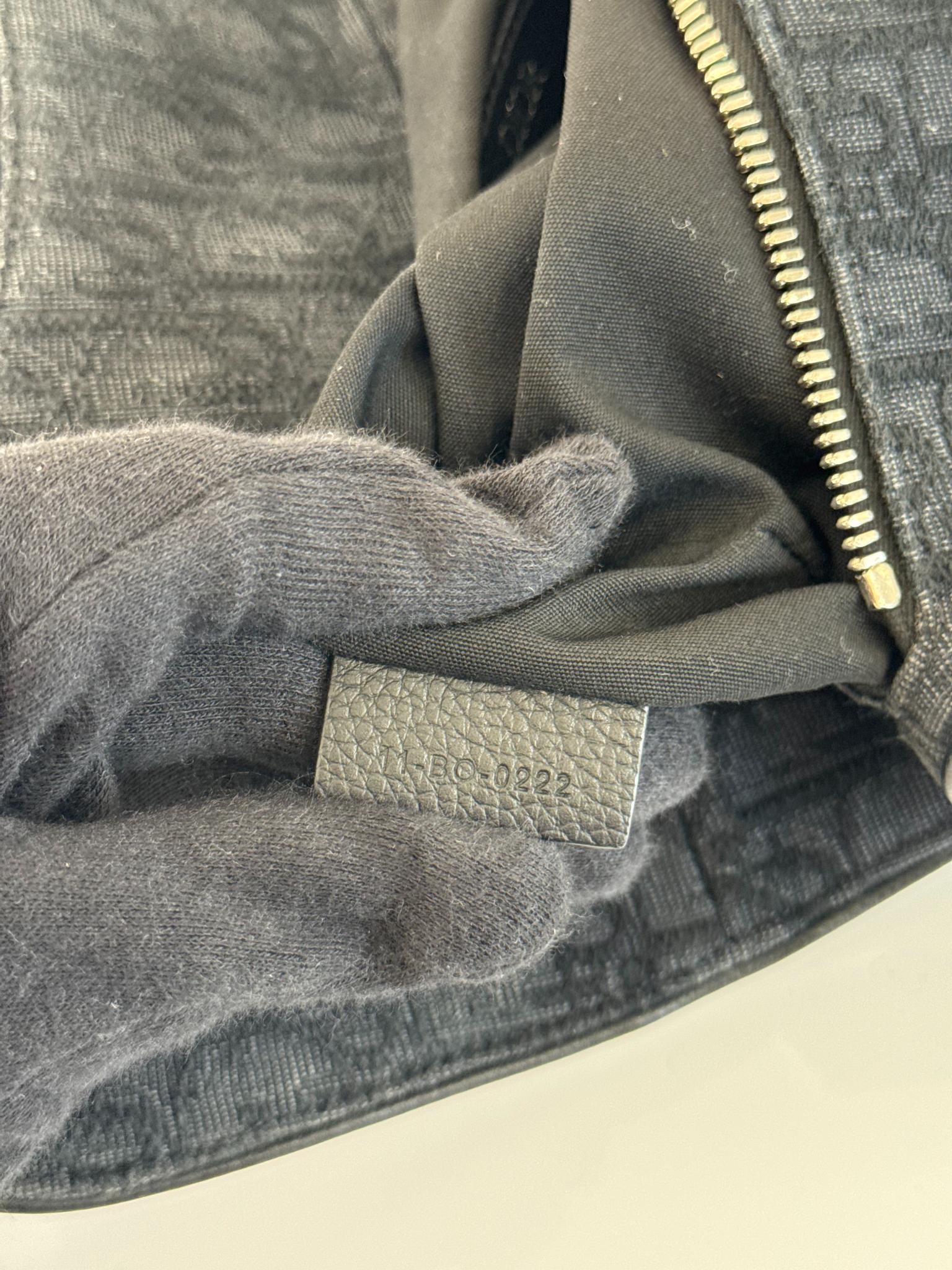 Christian Dior Men’s Black Dior Oblique Jacquard Saddle Bag