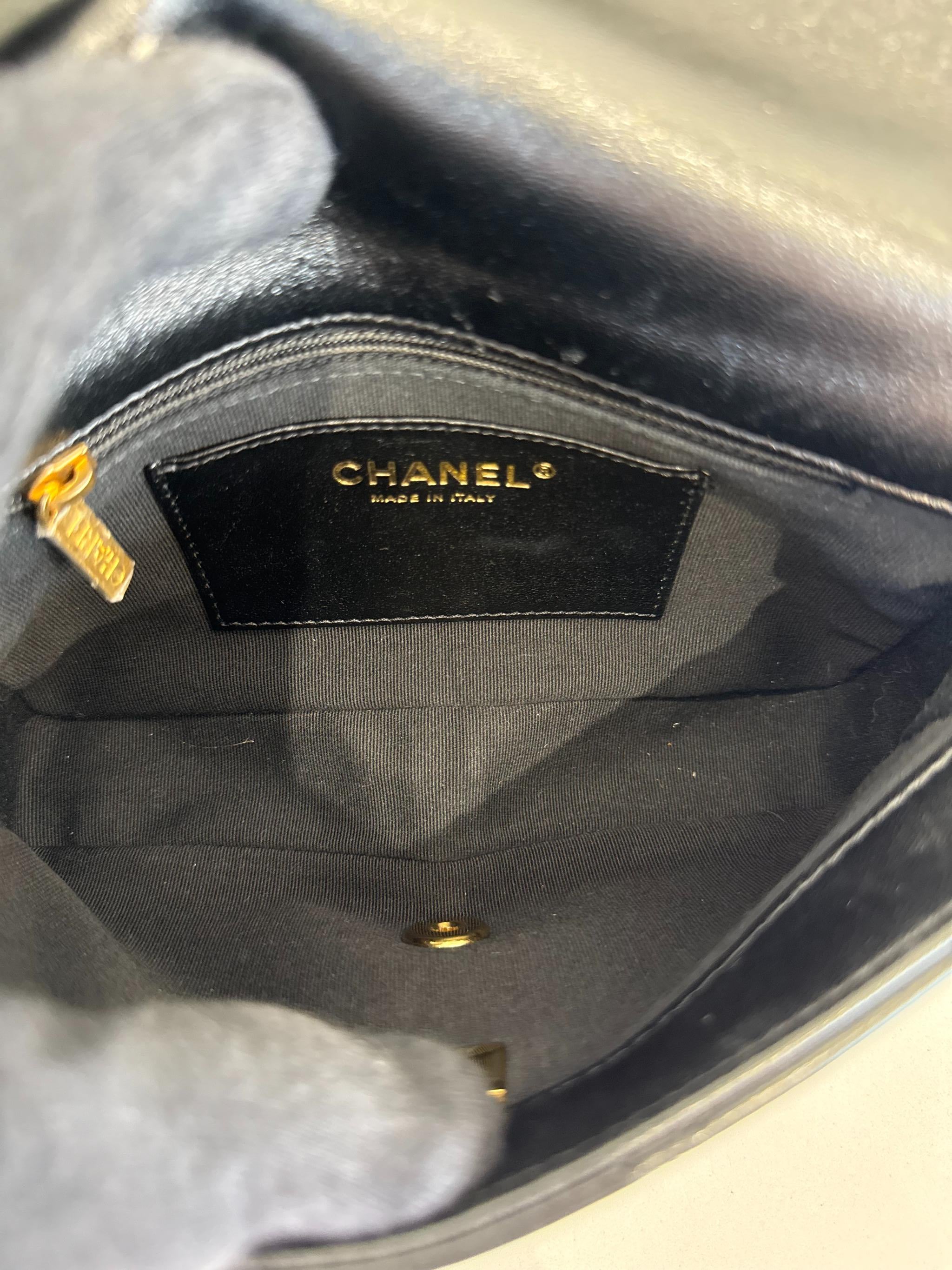 Chanel Small Funky Town Black Lambskin Shoulder Bag