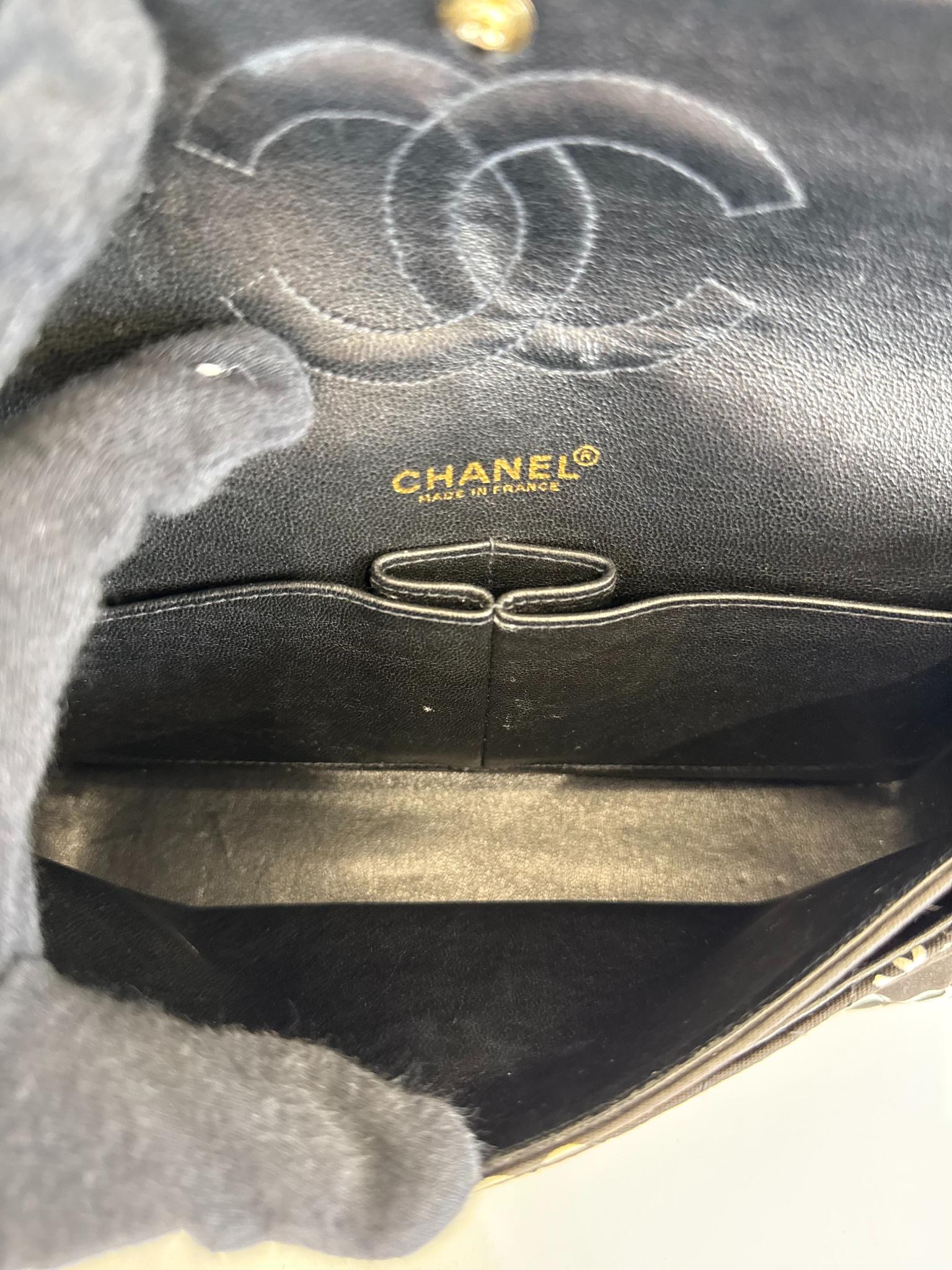 Chanel Limited Edition Medium Classic Double Flap Coco Printed