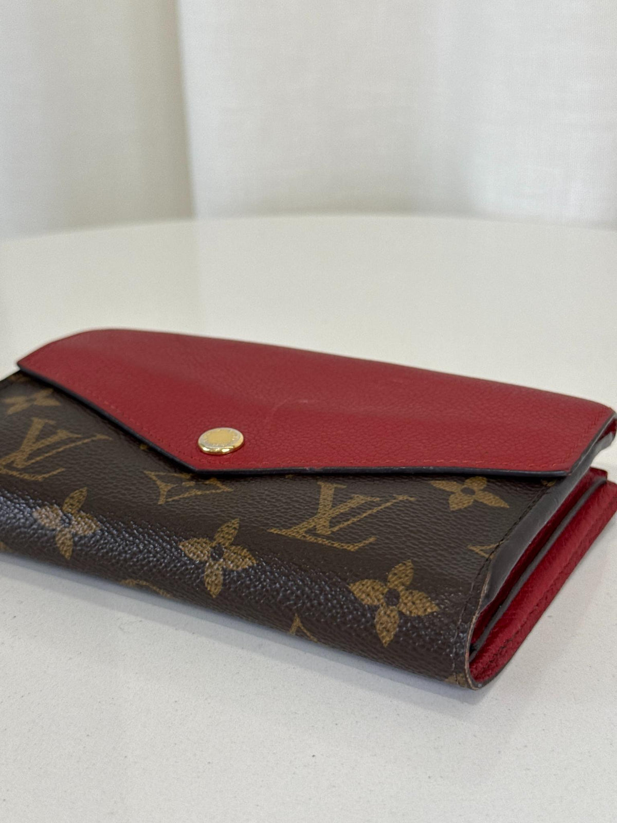 Louis Vuitton Cerise Monogram Canvas Pallas Compact Wallet