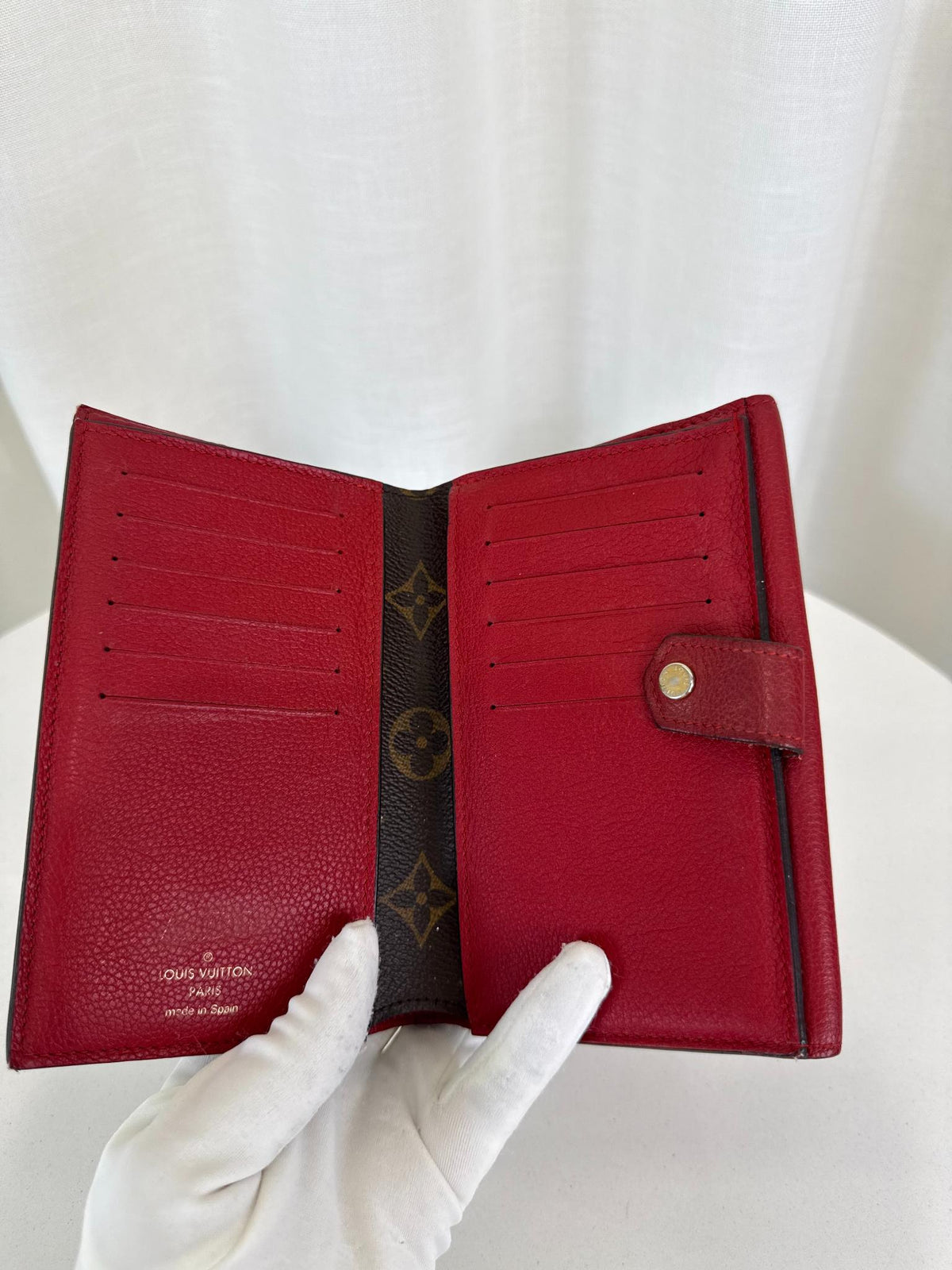 Louis Vuitton Cerise Monogram Canvas Pallas Compact Wallet