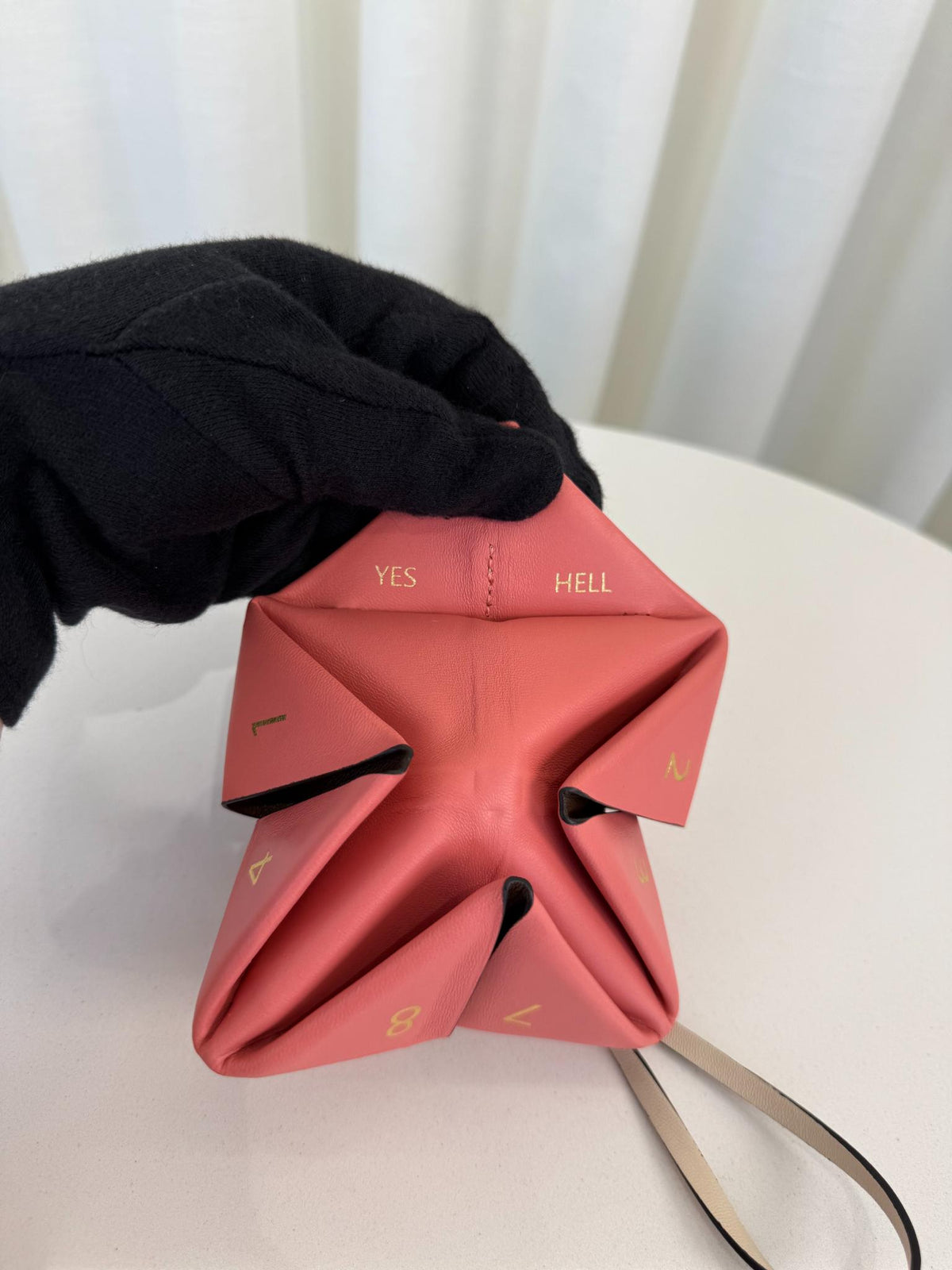 Fendi Pink Nappa Fortune Teller Bag Charm