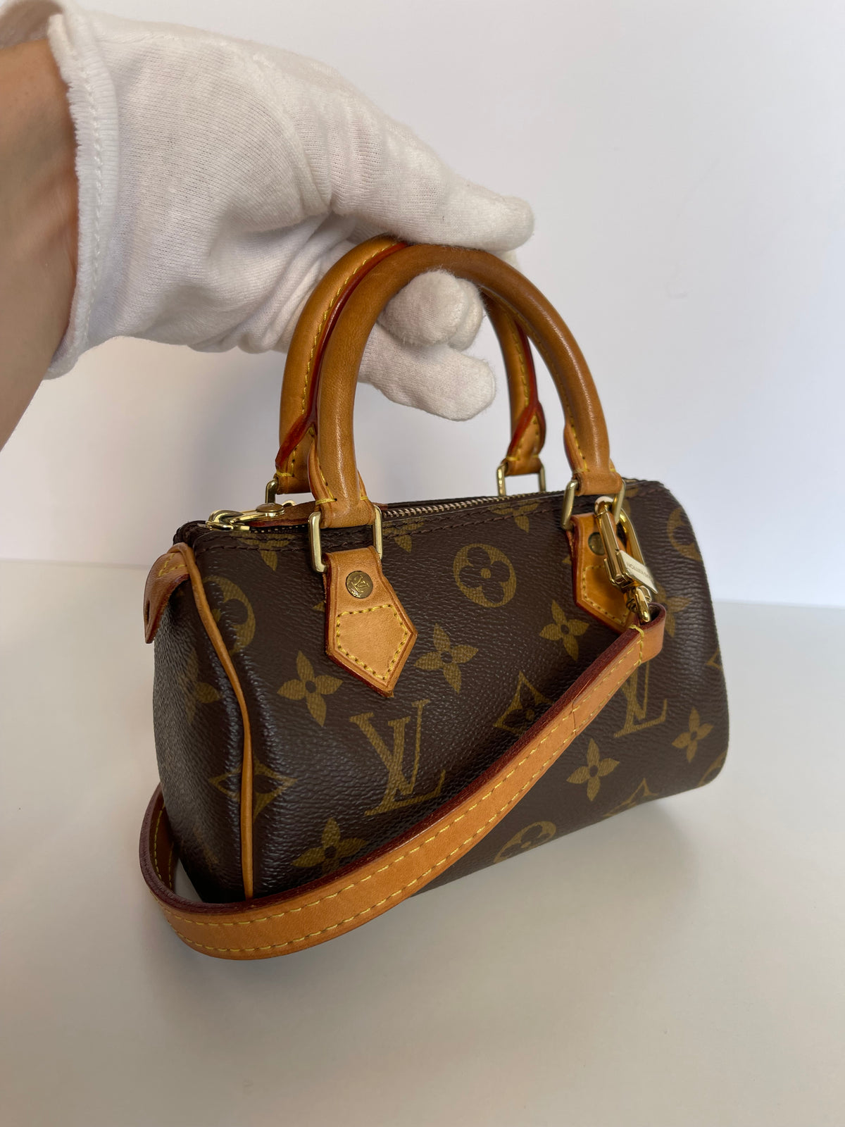 Louis Vuitton Nano Speedy Monogram Canvas
