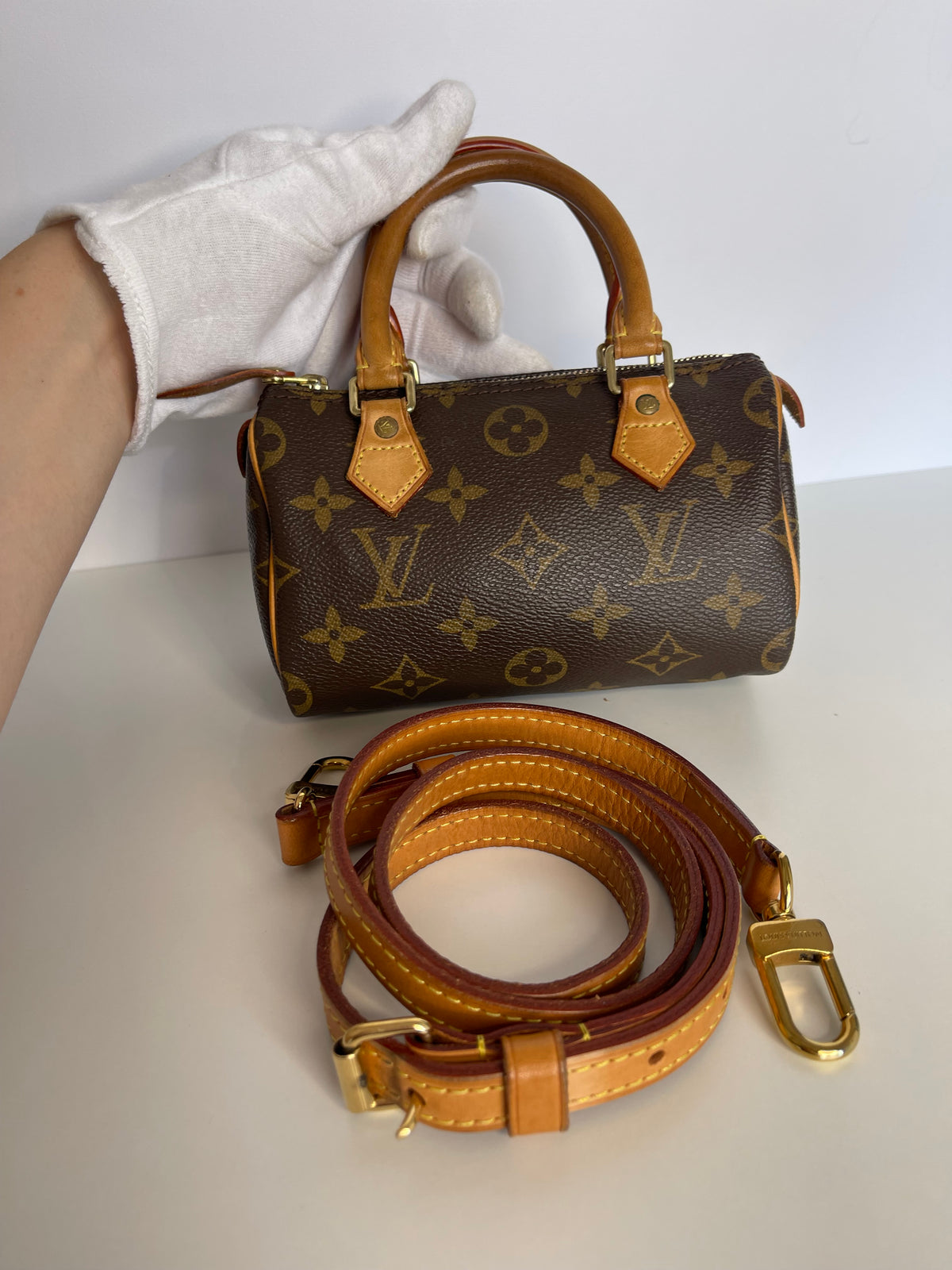 Louis Vuitton Nano Speedy Monogram Canvas