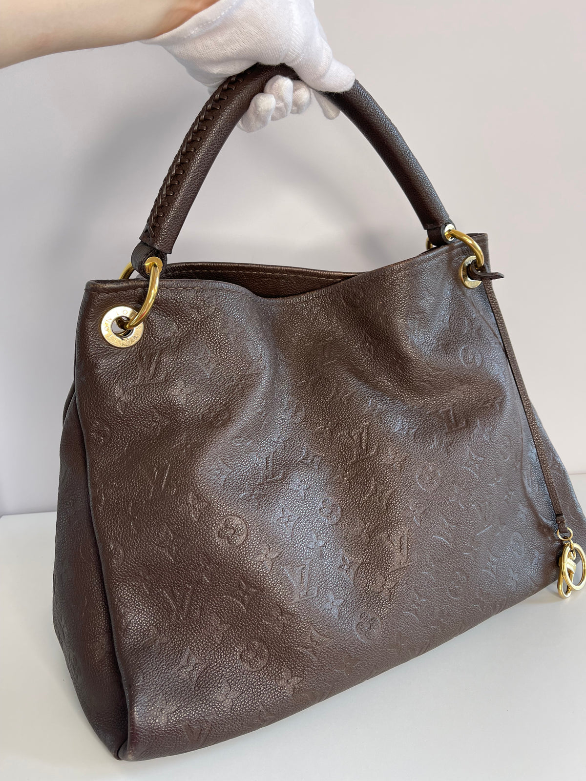 Louis Vuitton Artsy MM Brown Monogram Empreinte Hobo