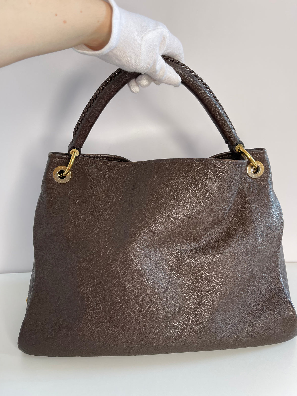 Louis Vuitton Artsy MM Brown Monogram Empreinte Hobo