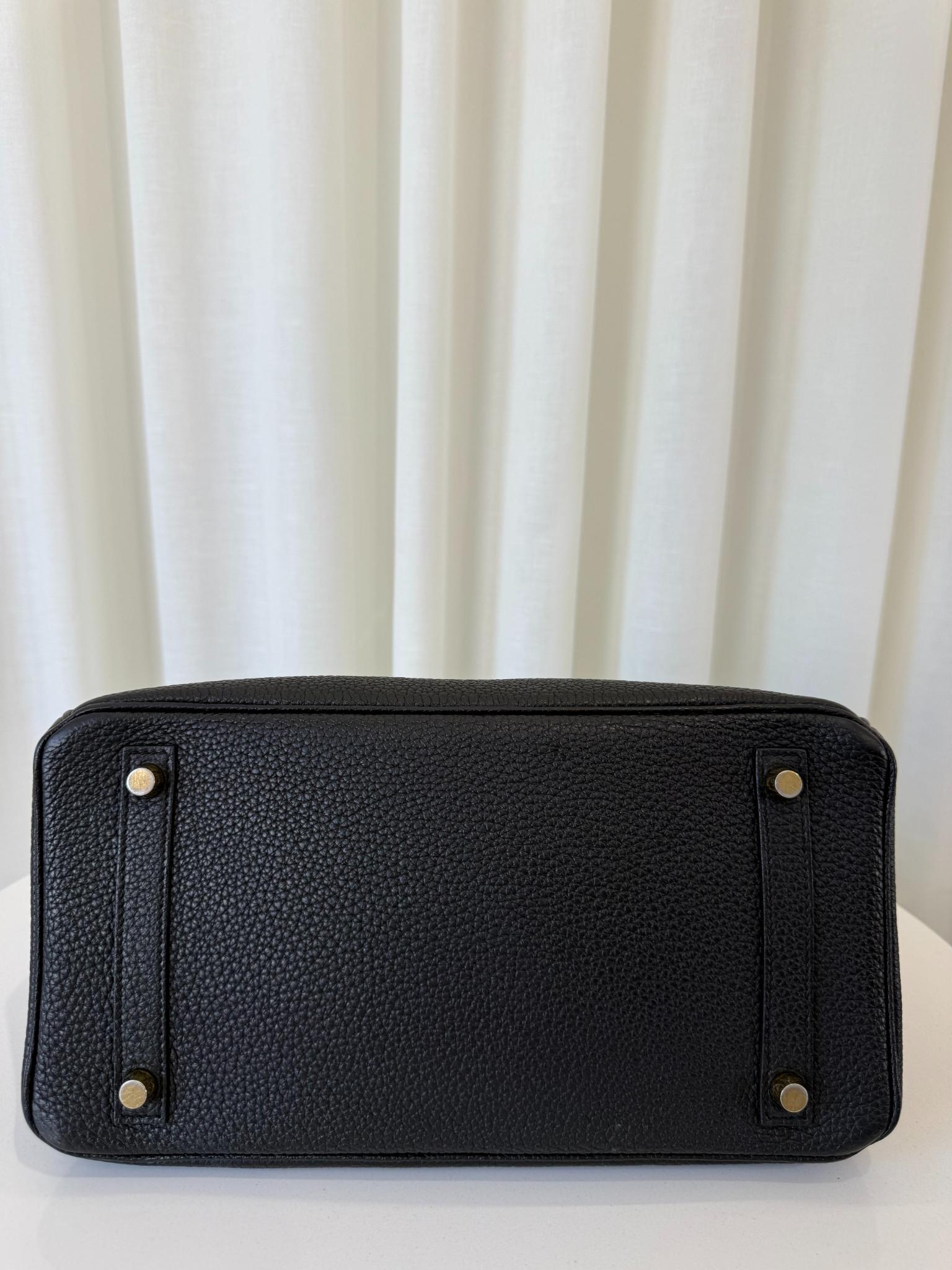 Hermès Birkin 30 Black Togo Leather GHW