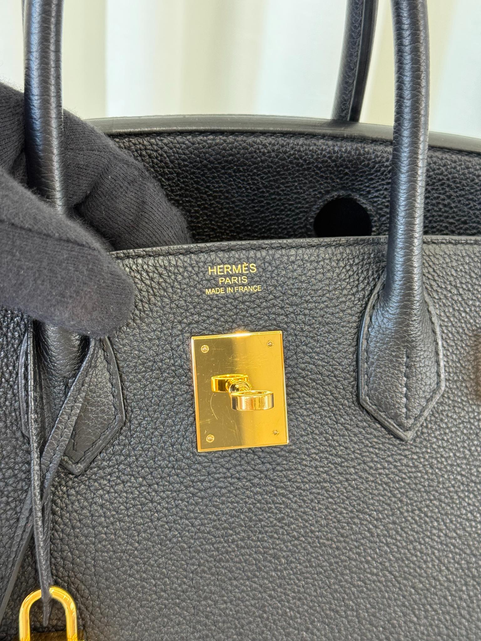 Hermès Birkin 30 Black Togo Leather GHW