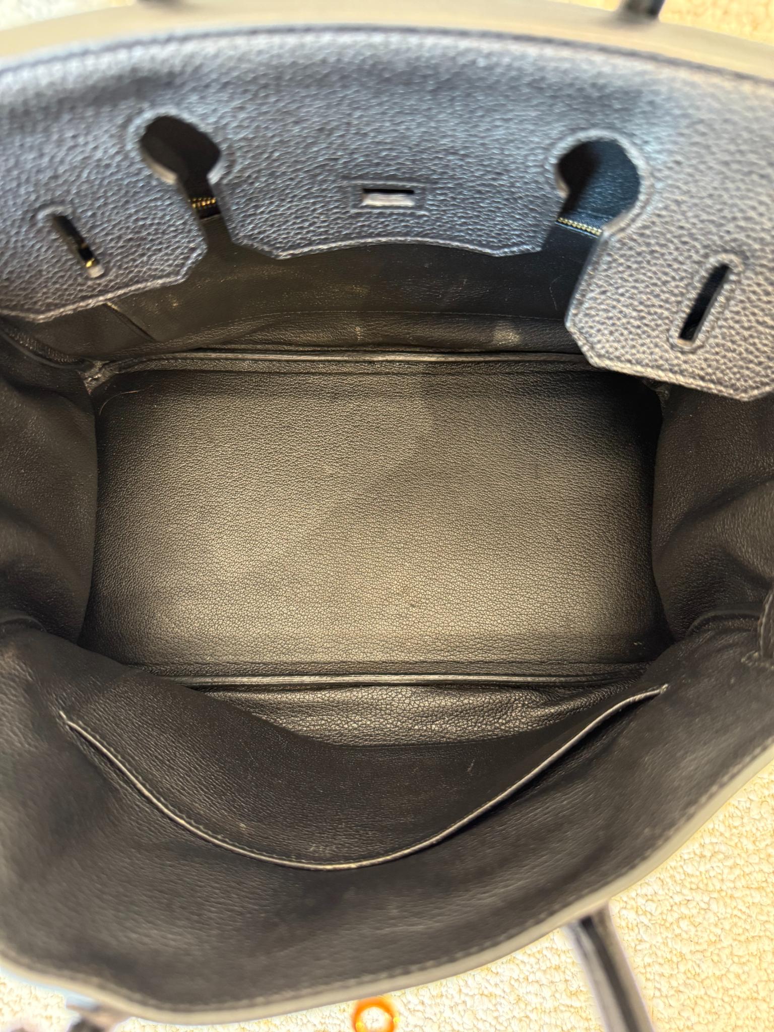 Hermès Birkin 30 Black Togo Leather GHW