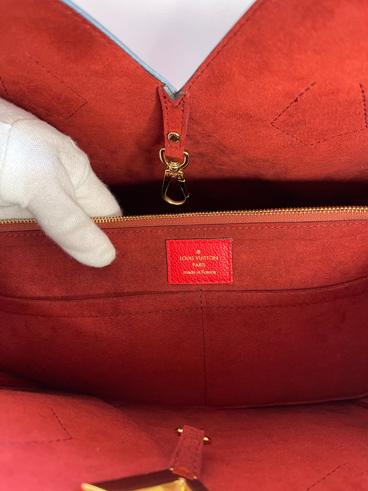 Louis Vuitton Monogram Canvas And Cerise Leather Kimono Tote Bag