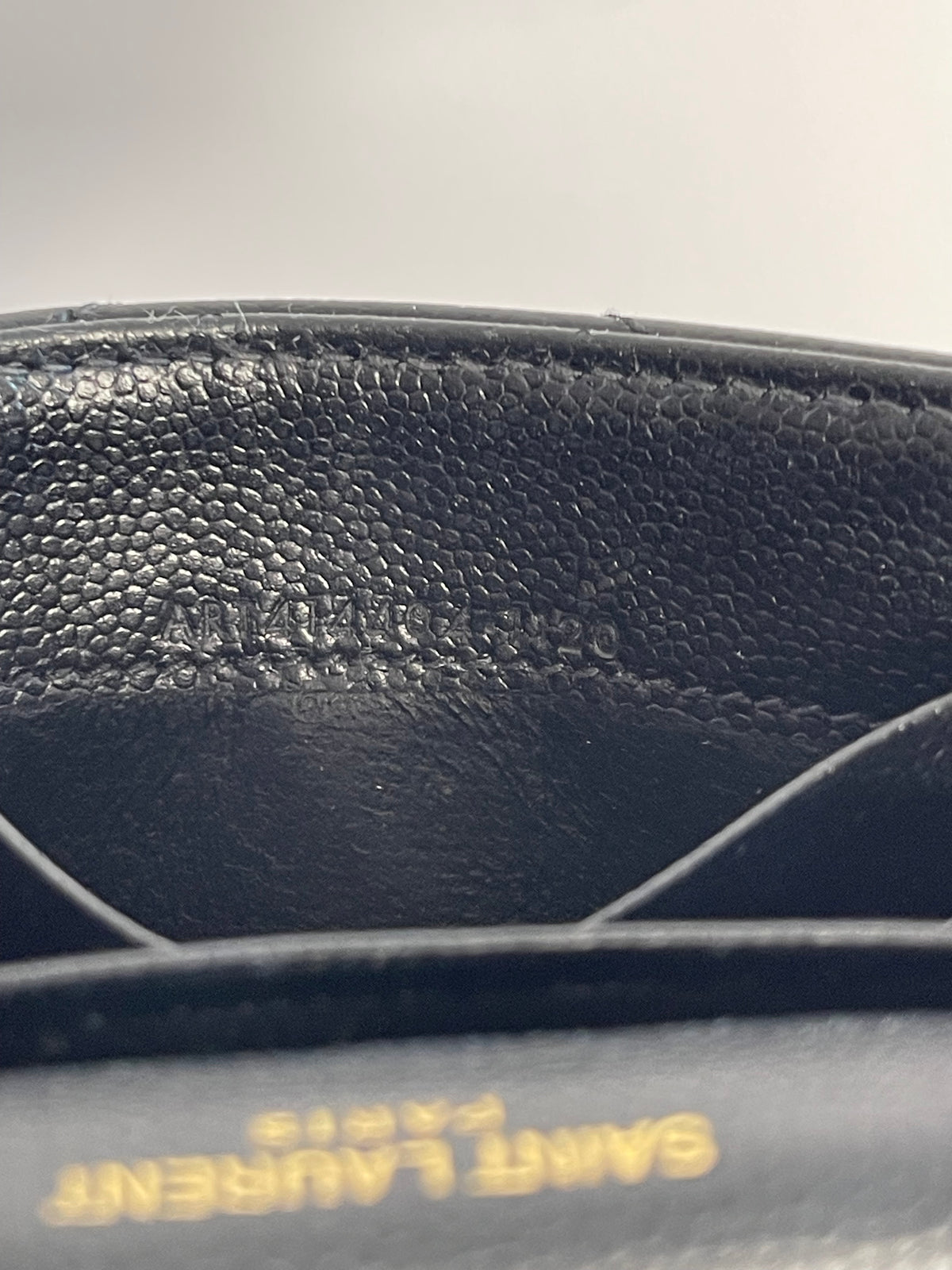 Saint Laurent Cassandre Matelassé Compact Wallet
