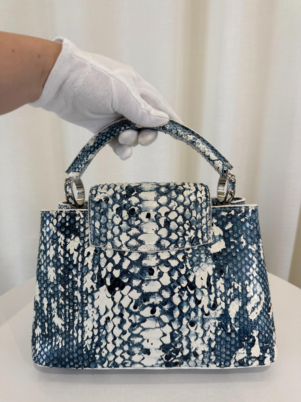 Louis Vuitton Capucines PM Python Exotic Leather