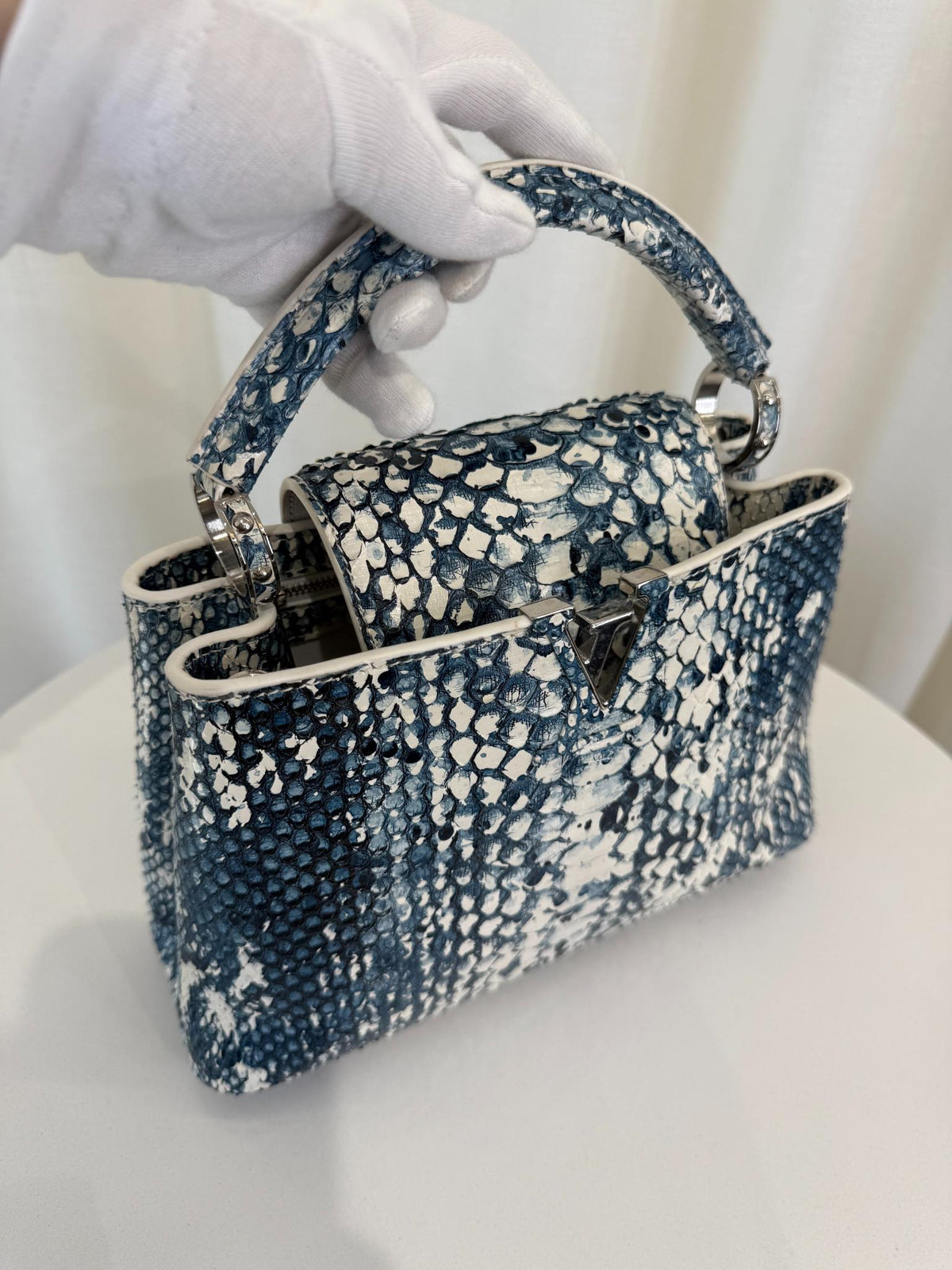 Louis Vuitton Capucines PM Python Exotic Leather