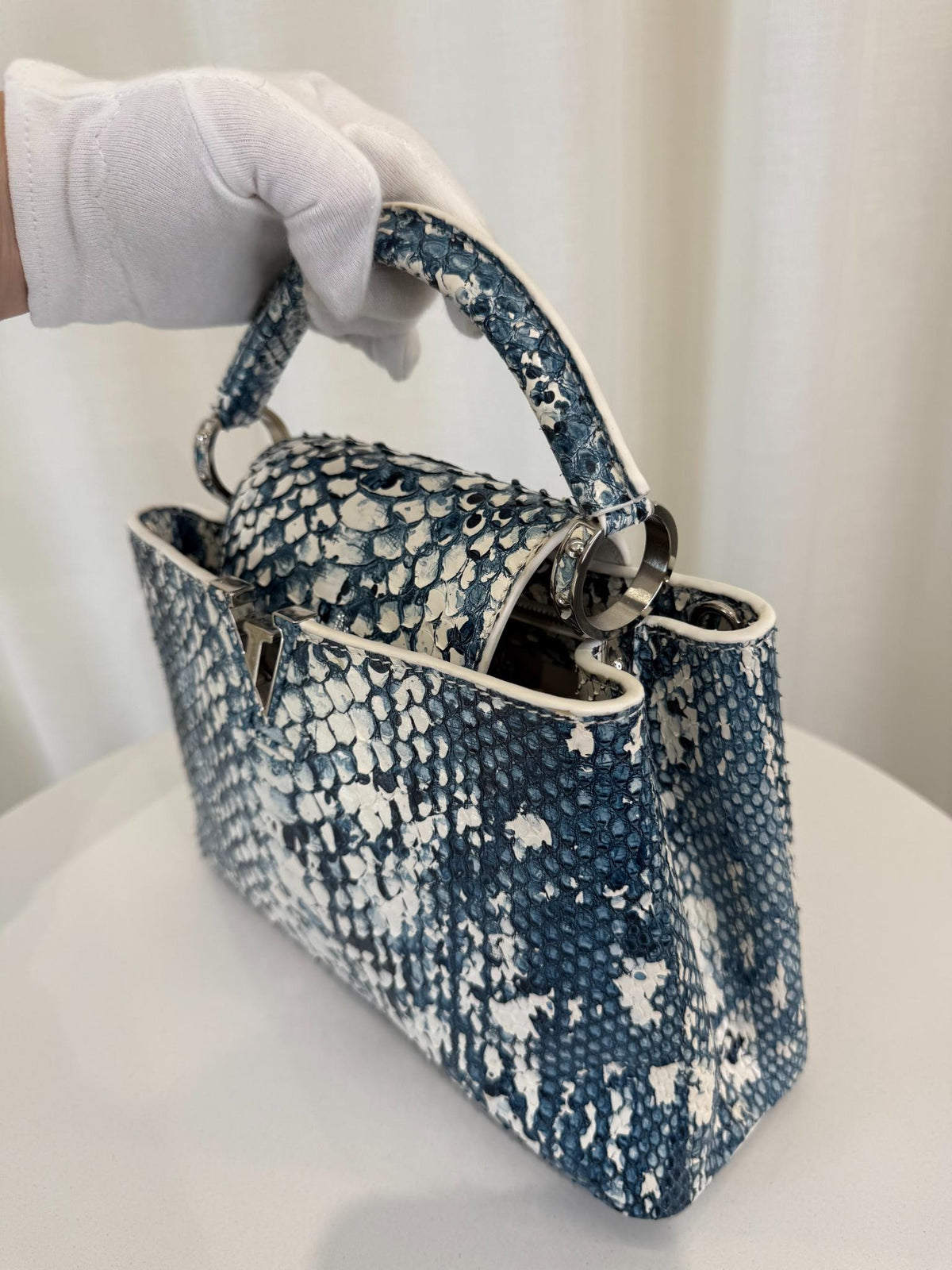 Louis Vuitton Capucines PM Python Exotic Leather