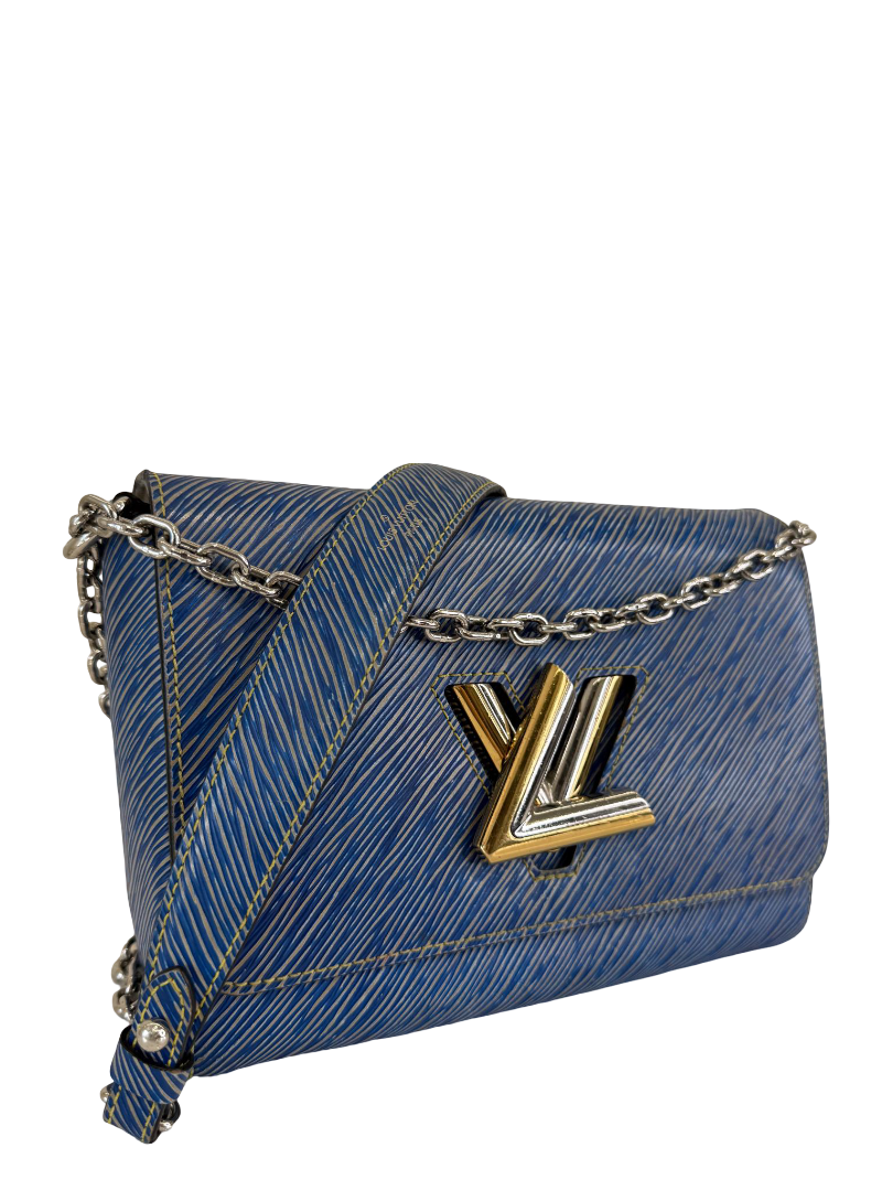 Louis Vuitton Twist MM Epi Leather Denim Light