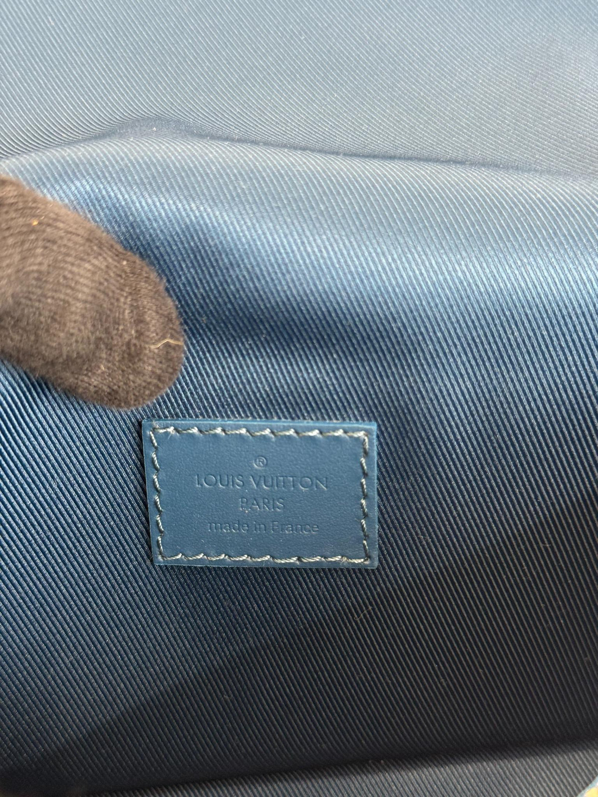 Louis Vuitton Fastline Takeoff Messenger Bag Atlantic Blue Cowhide Leather