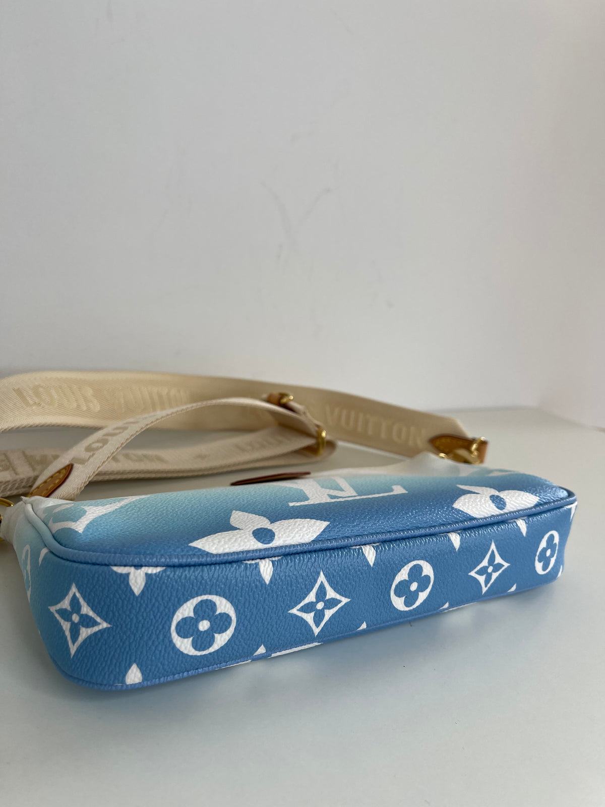 Louis Vuitton Monogram Giant By The Pool Multi Pochette Accessories Blue