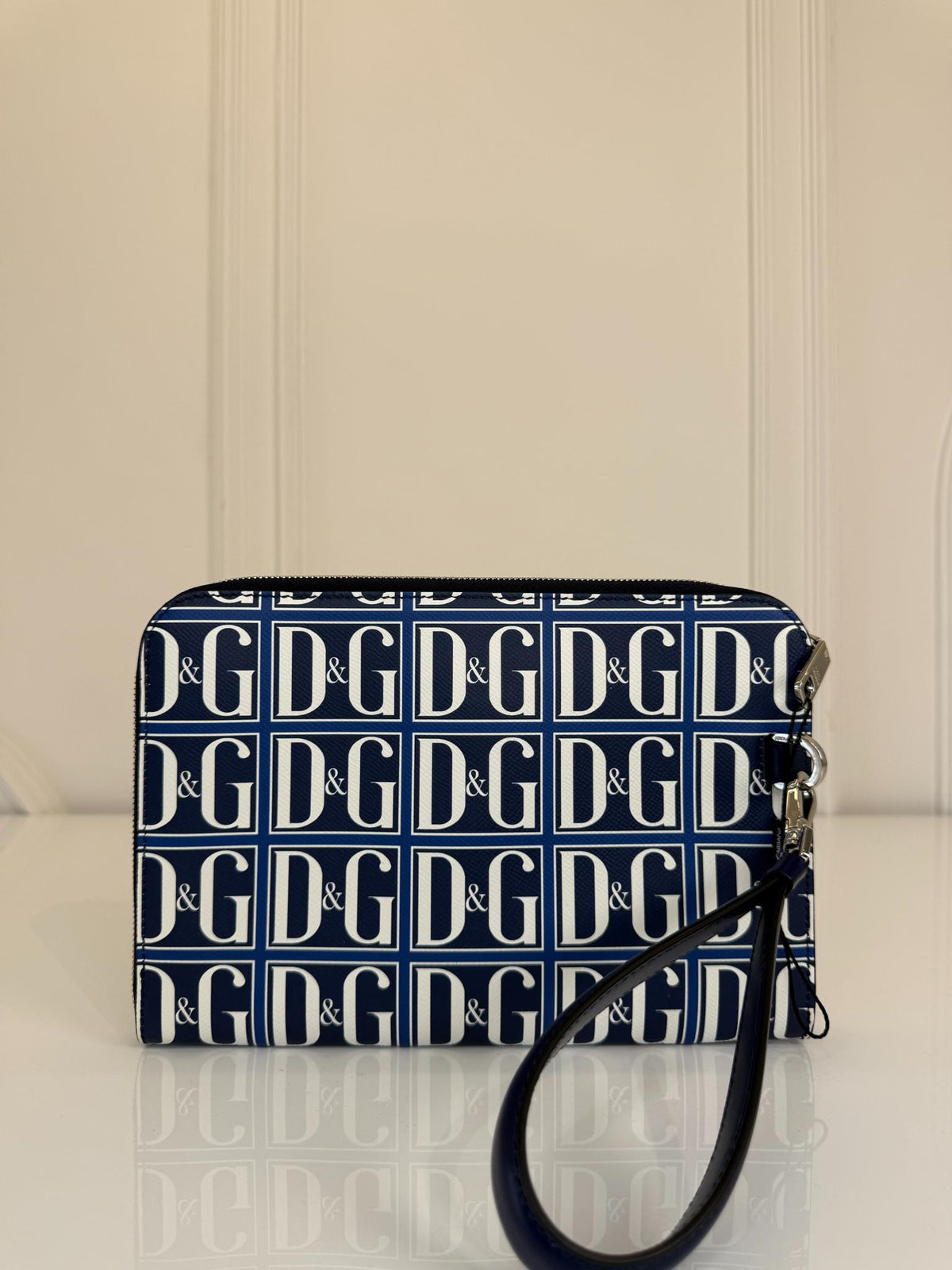 Dolce Gabbana D&G Tile Pattern Flat Case