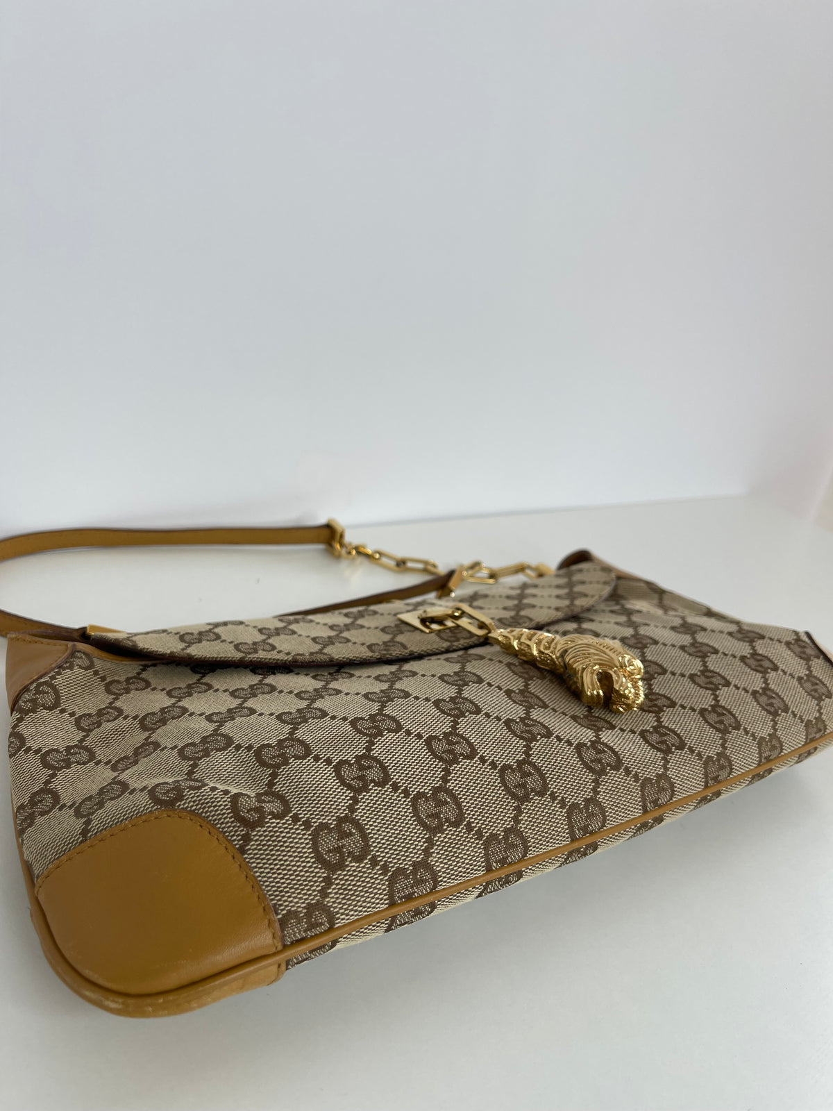 Gucci Dionysus Rare Tom Ford Monogram GG Canvas Tiger Charm