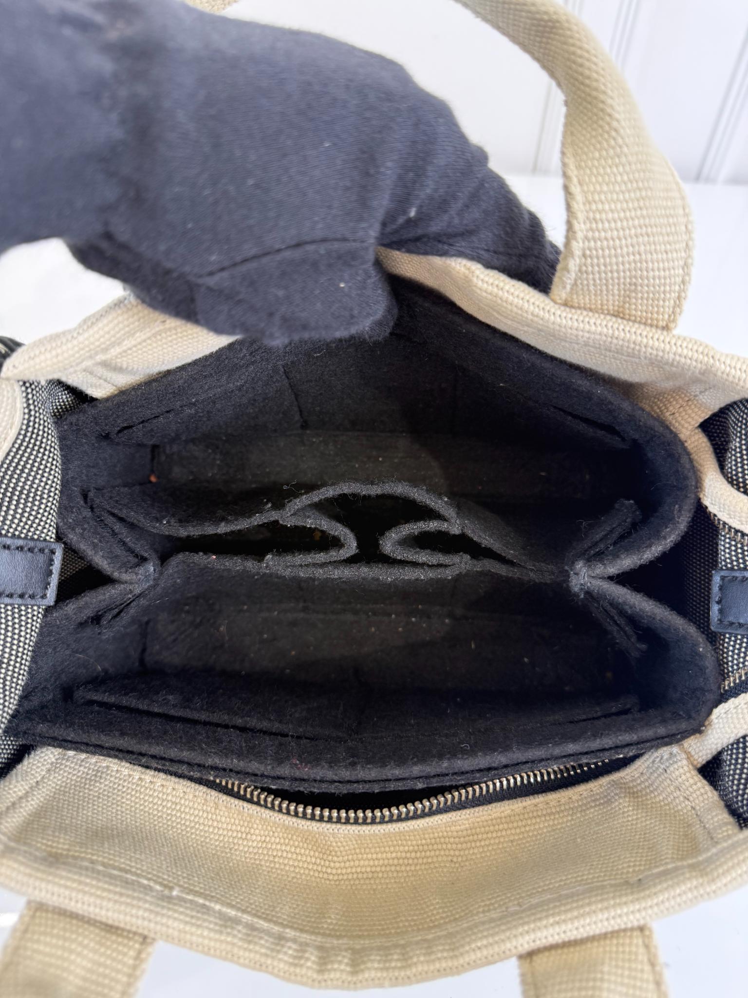 Marc Jacobs The Jacquard Small Tote Bag Beige