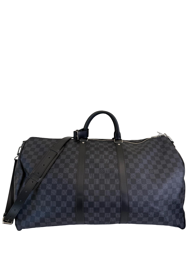 Louis Vuitton Keepall Bandoulière 55 Damier Graphite Canvas