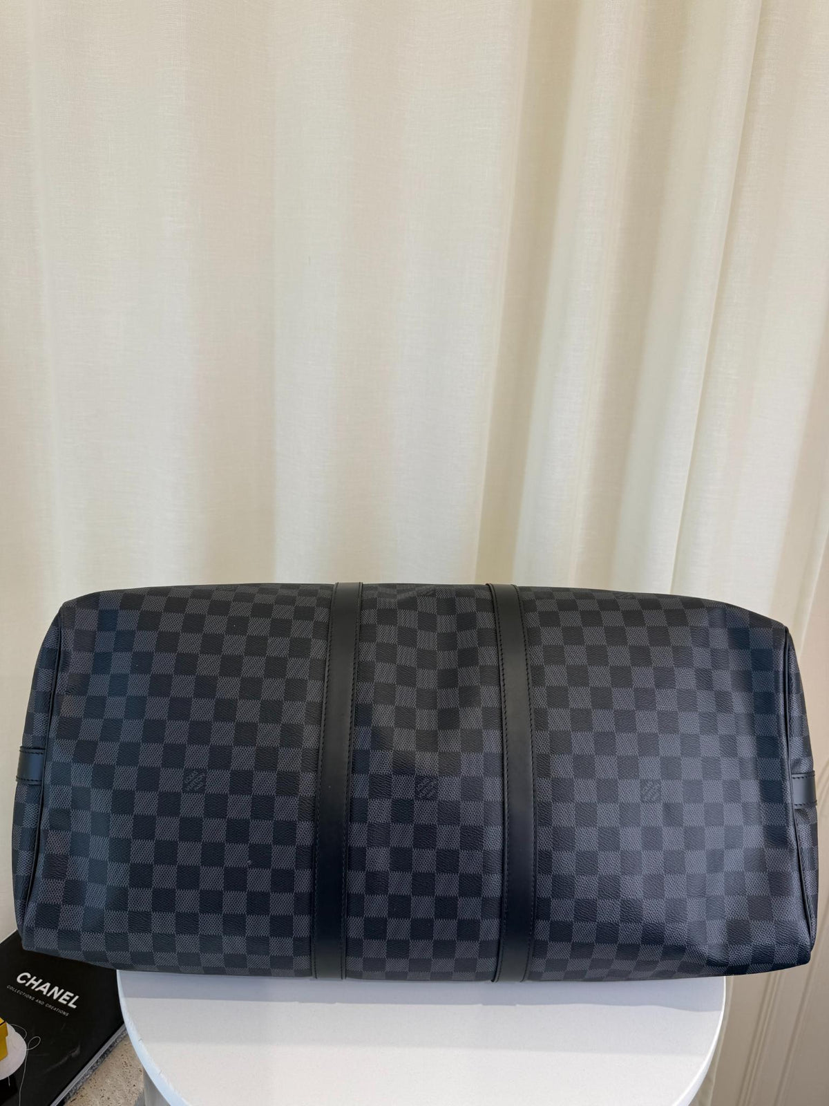 Louis Vuitton Keepall Bandoulière 55 Damier Graphite Canvas
