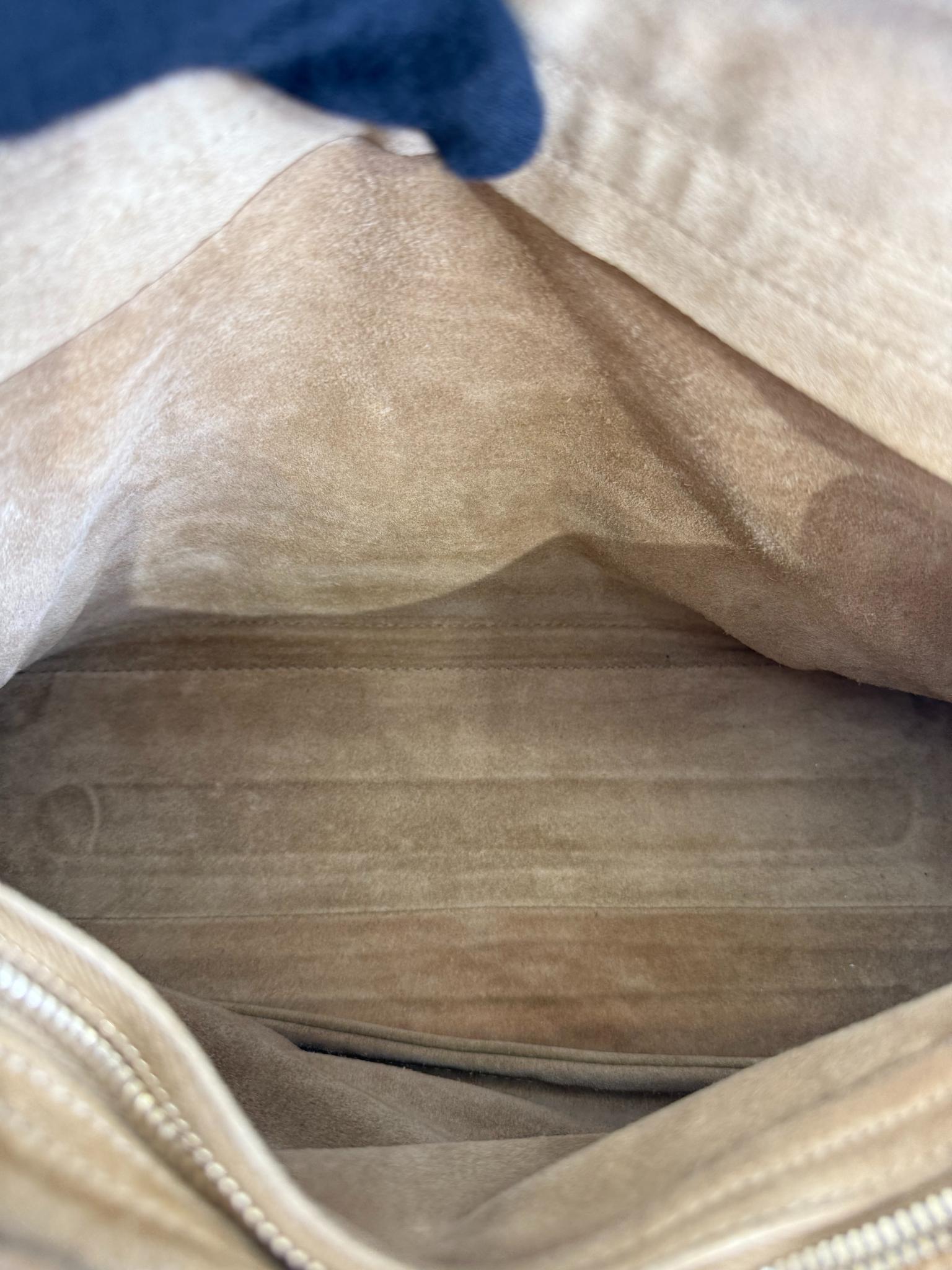 Saint Laurent Tri Color Leather Large Muse Two Top Handle Bag