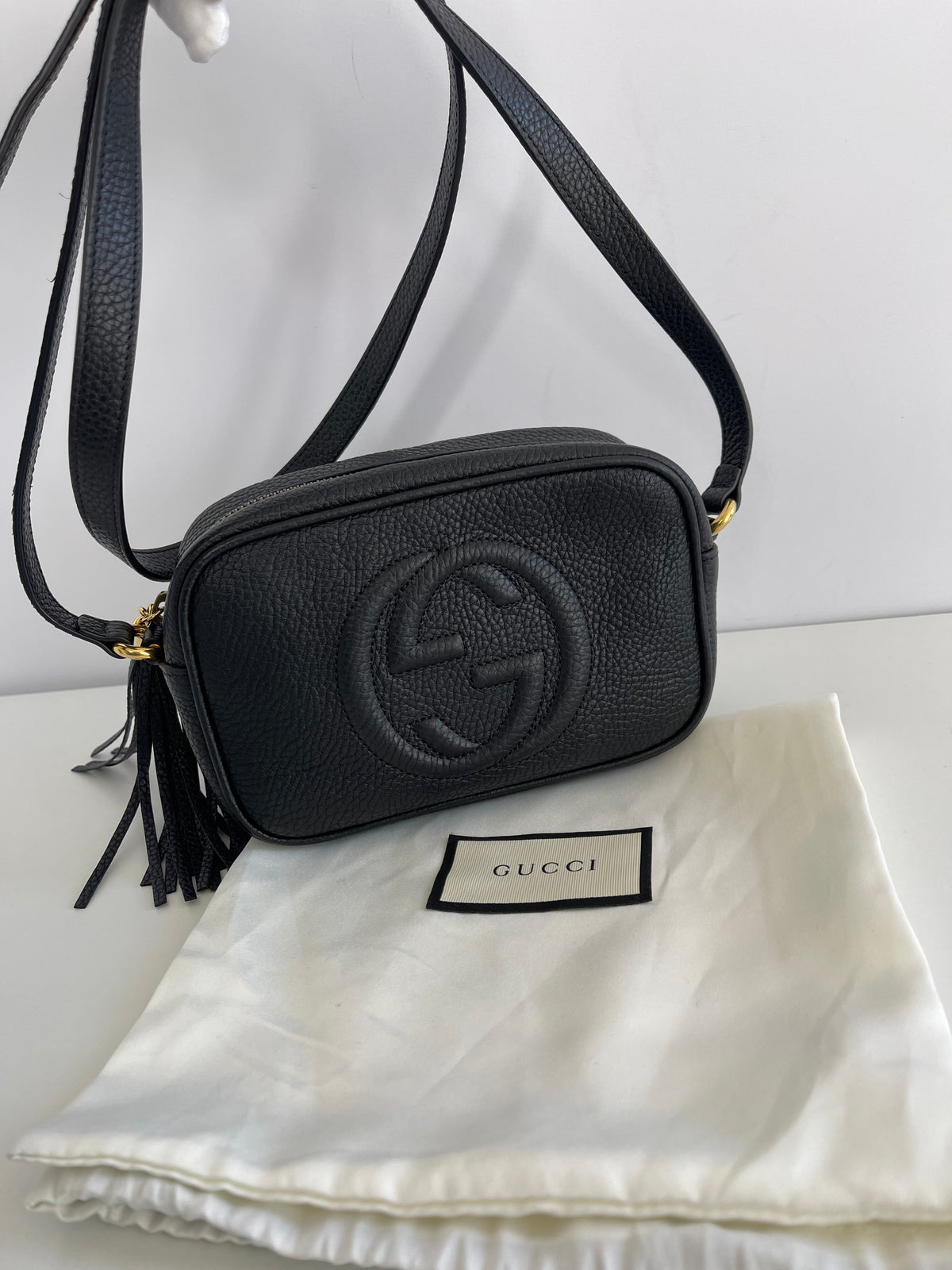 Gucci Mini Soho Disco Black Crossbody Bag