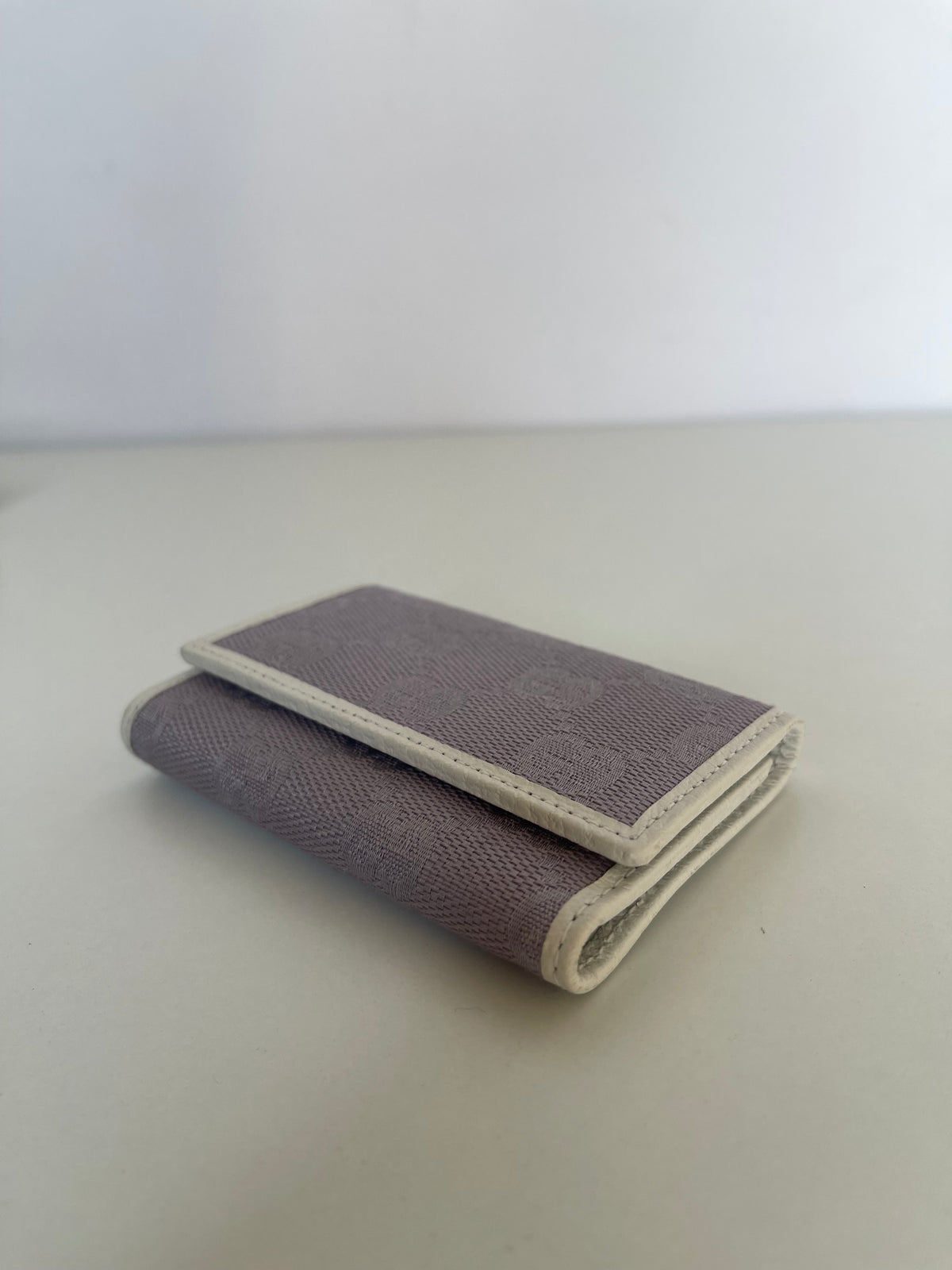 Gucci Lilac GG Canvas Key Holder