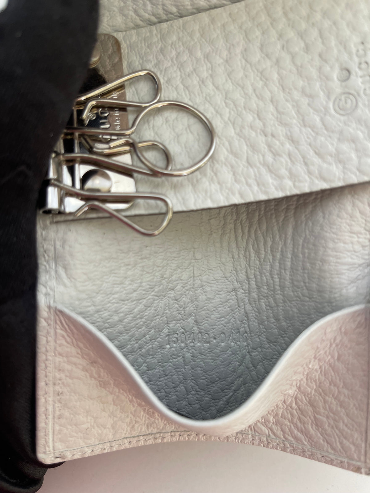 Gucci Lilac GG Canvas Key Holder