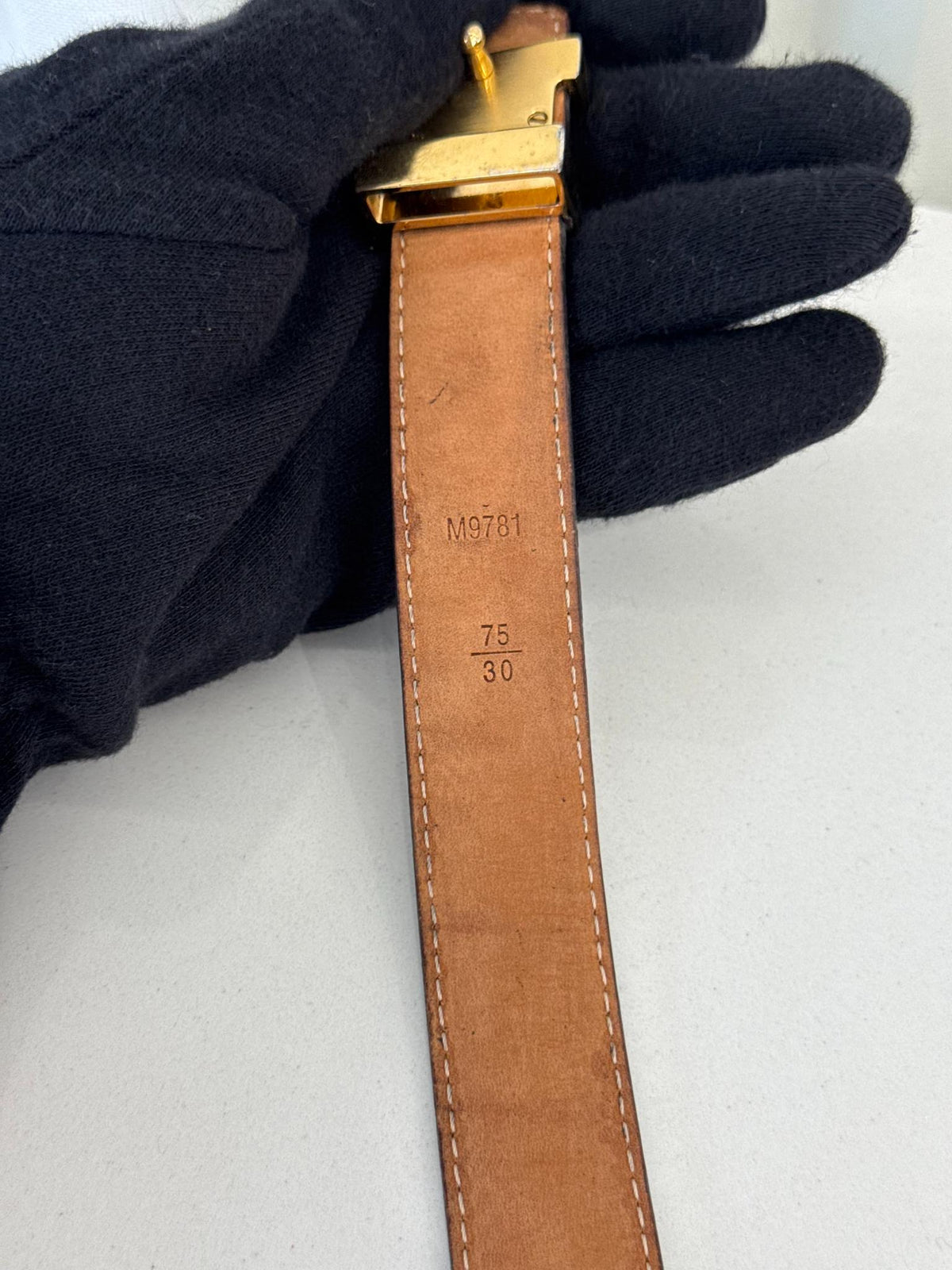 Louis Vuitton LV Buckle Initials Belt Monogram Canvas